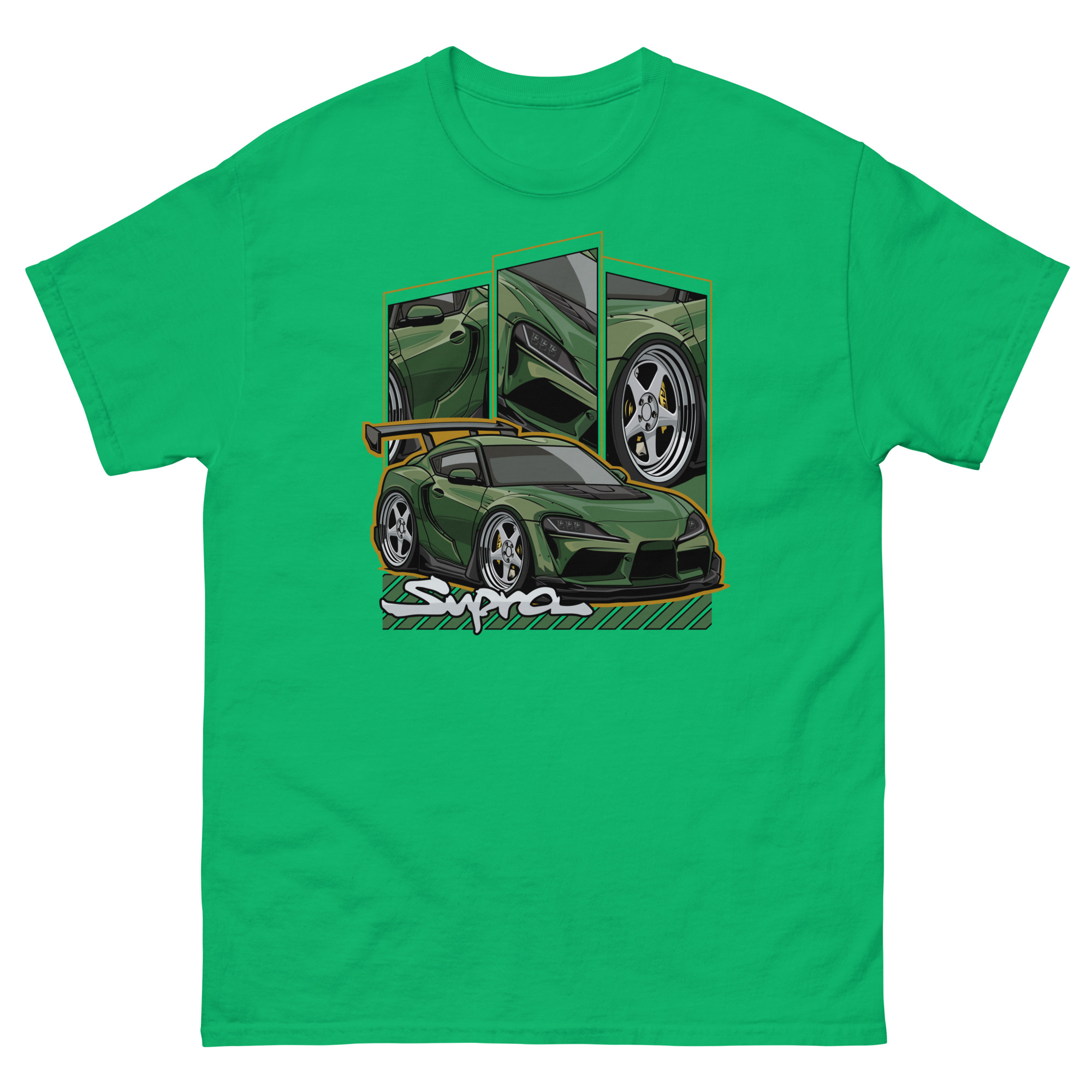 JDM Green Supra MK5 Unisex Classic Tee - Image 11