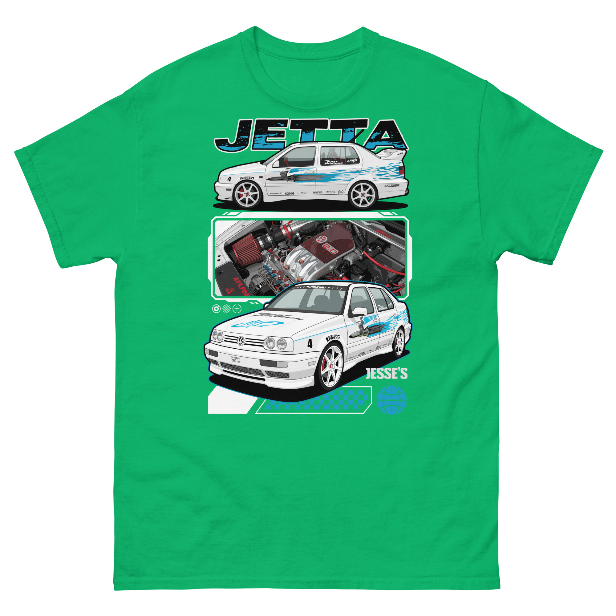 Jesse's Jetta Unisex Classic Tee - Image 11