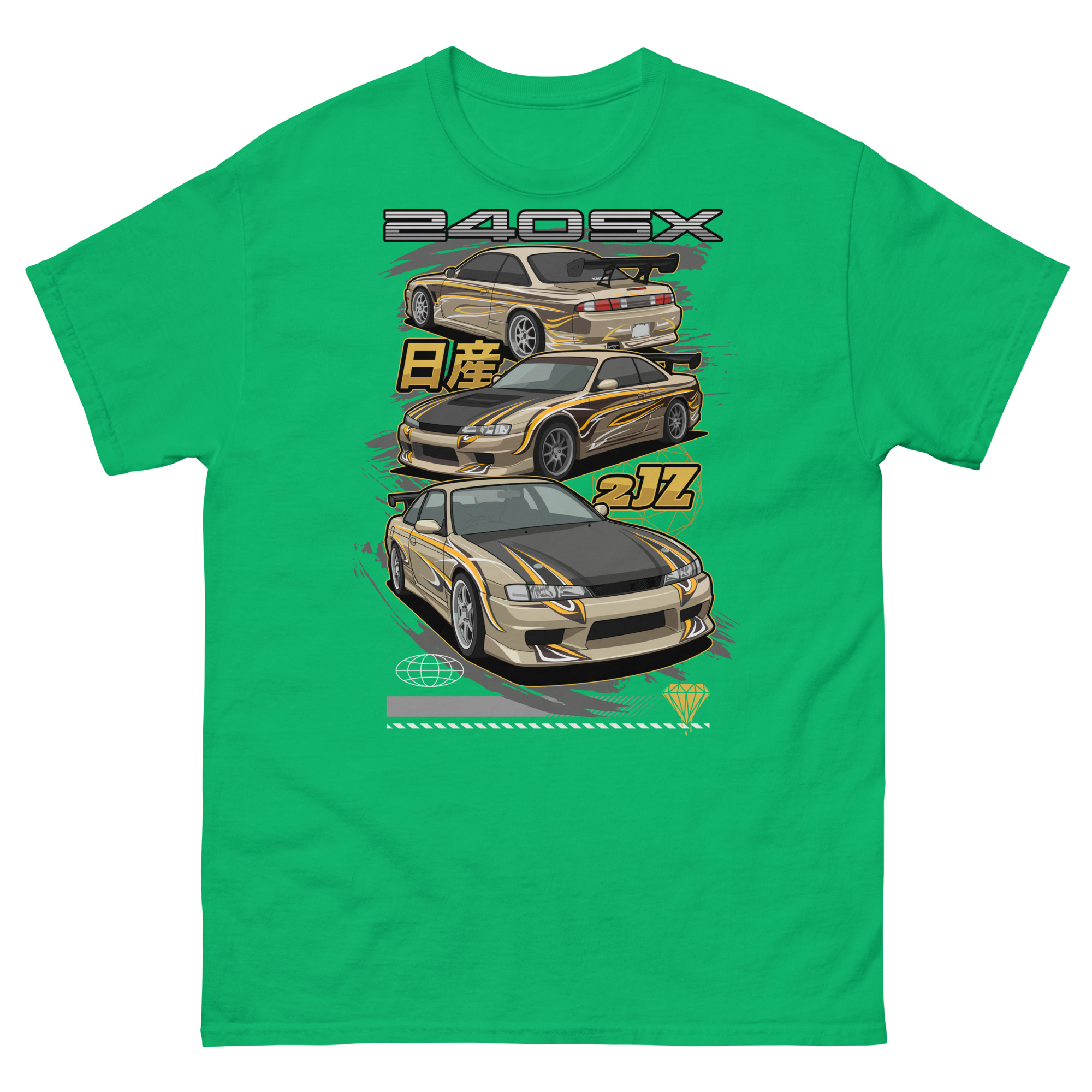 JDM Silvia S14 Unisex Classic Tee - Image 11