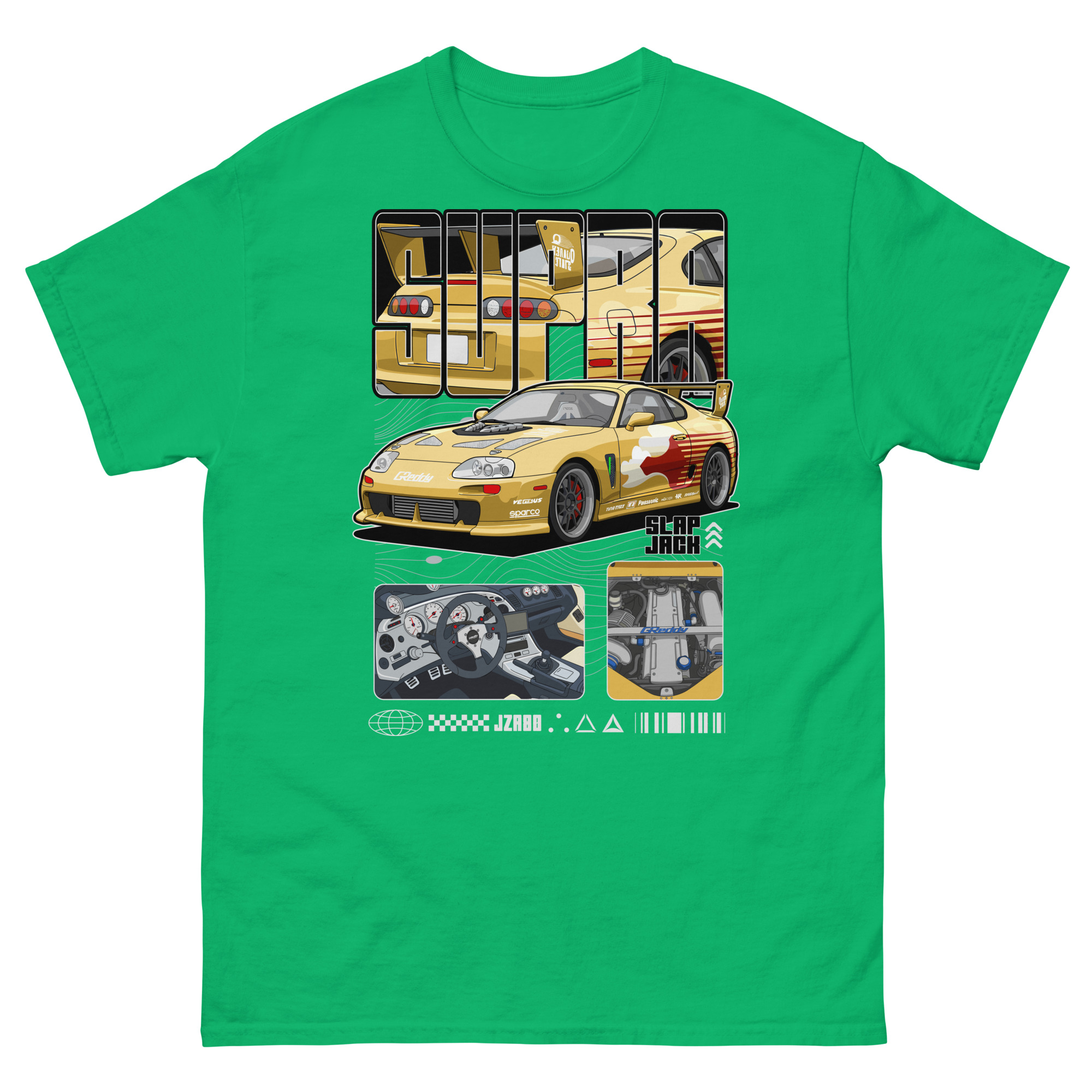 Slap Jack's Supra MK4 Unisex Classic Tee - Image 11