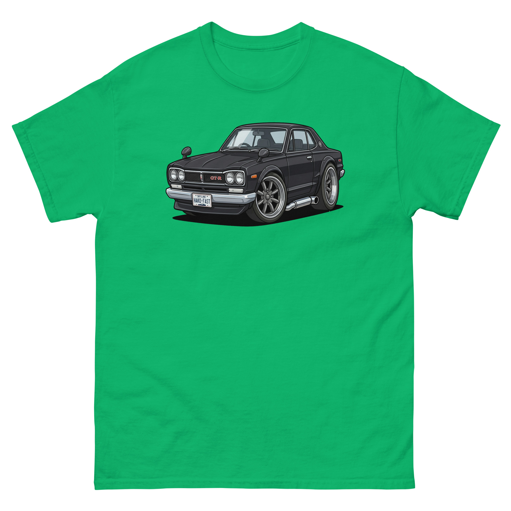 1971 Skyline GT-R Chibi Style Unisex Classic Tee - Image 11