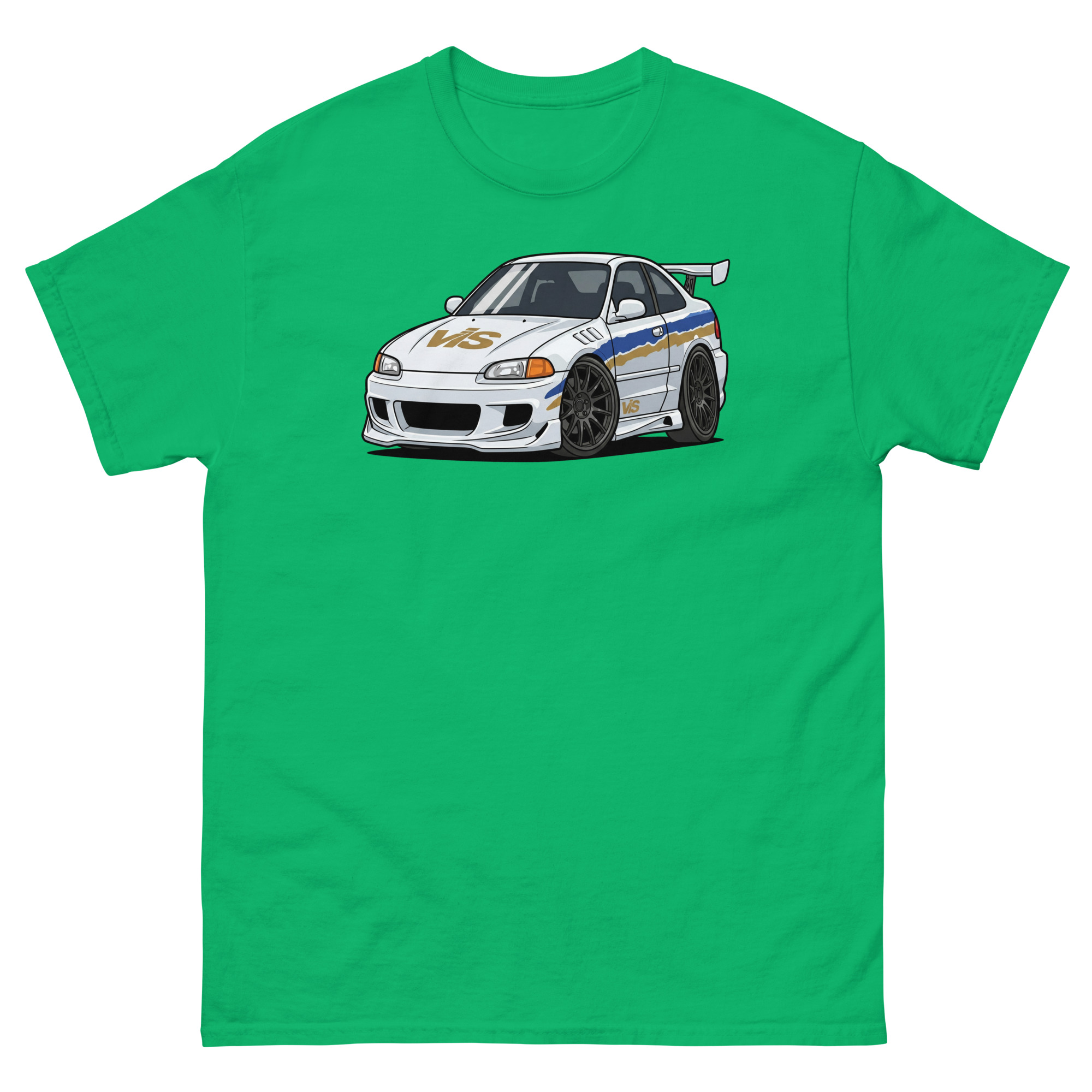 1993 Civic Coupe Chibi Style Unisex Classic Tee - Image 21