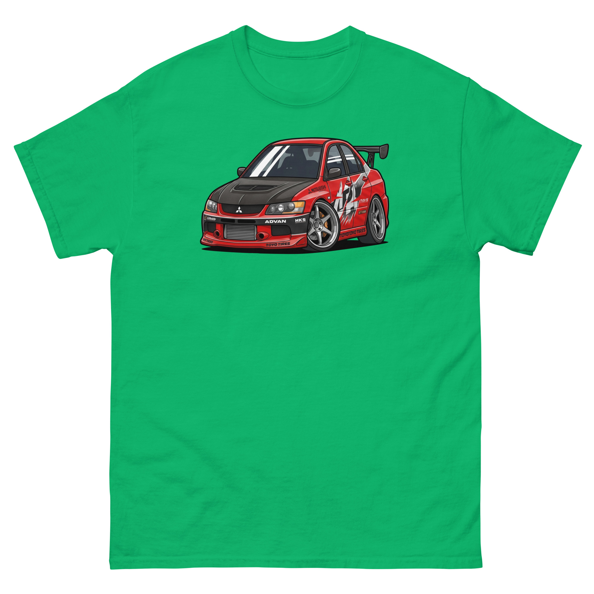 2006 Evo IX Chibi Style Unisex Classic Tee - Image 11