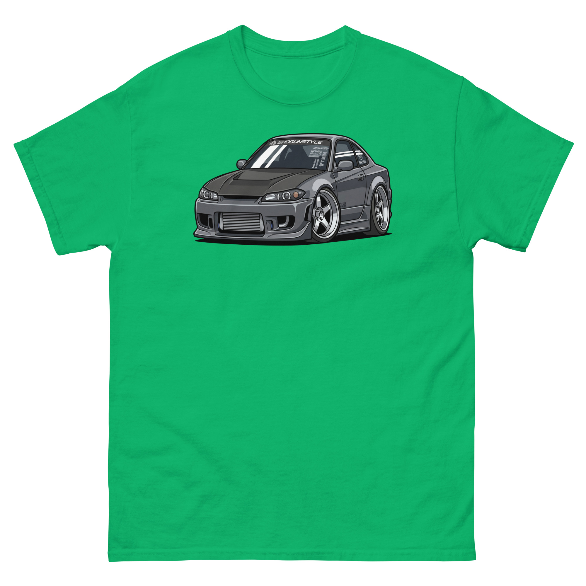 2000 Silvia S15 Chibi Style Unisex Classic Tee - Image 11