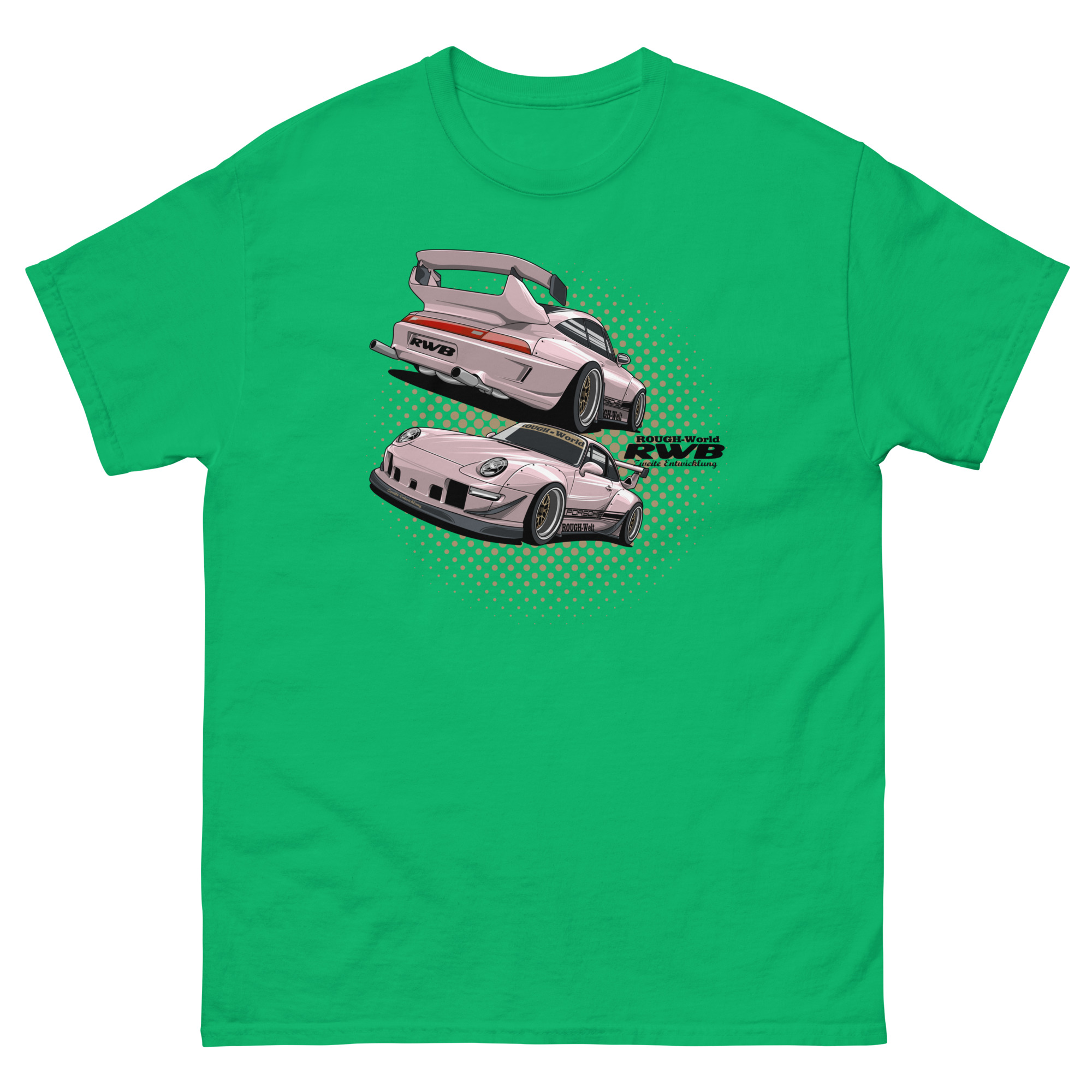 JDM Pink RWB Unisex Classic Tee - Image 11