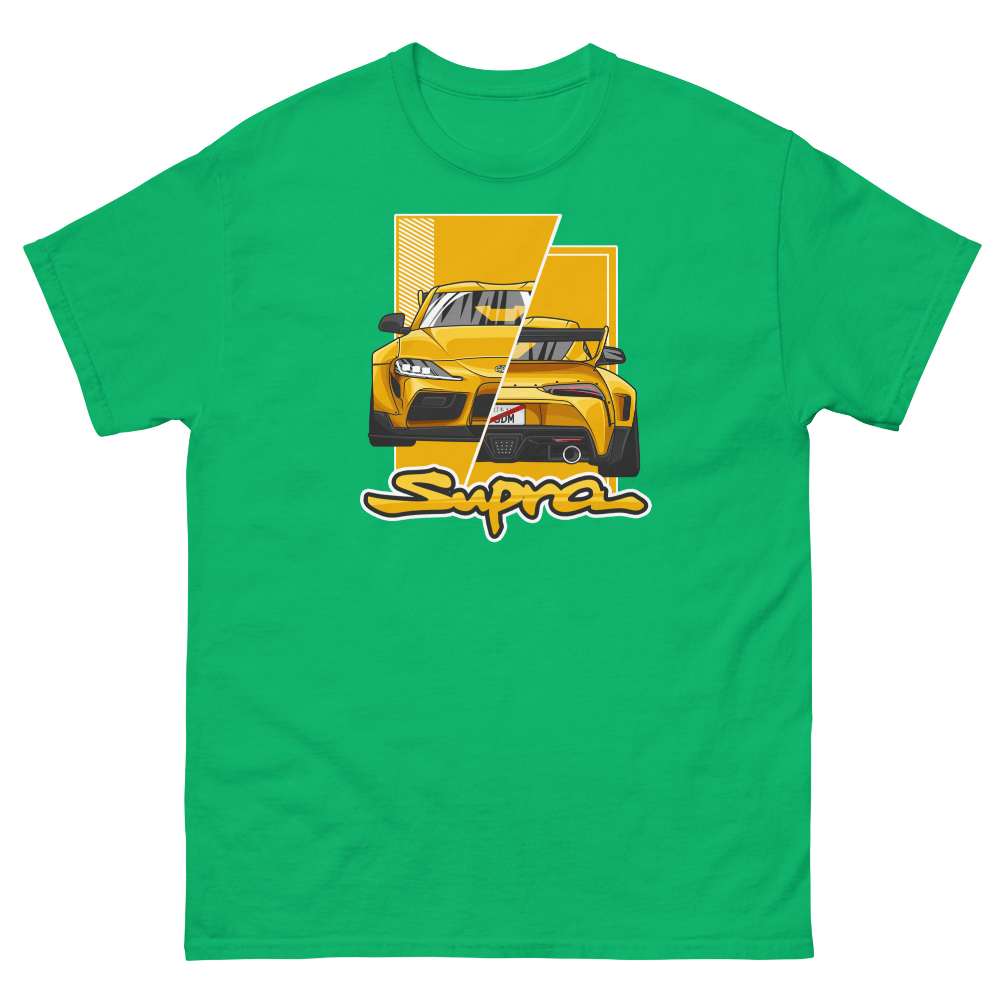 JDM Supra MK5 Yellow Unisex Classic Tee - Image 11