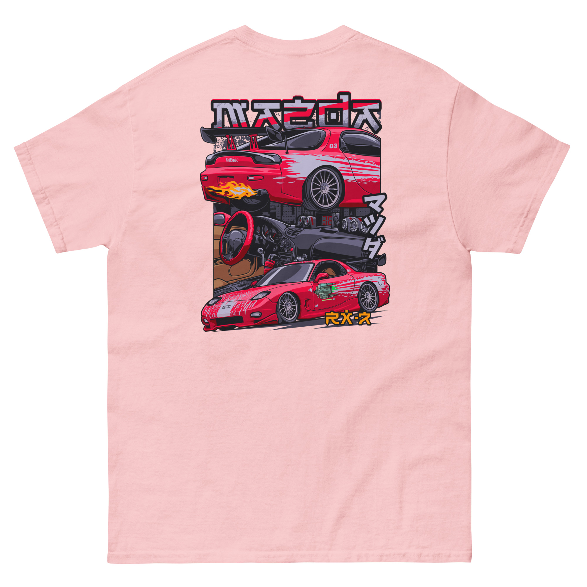 Dom's RX-7 Unisex Classic Tee (Front/Back Design) - Image 19