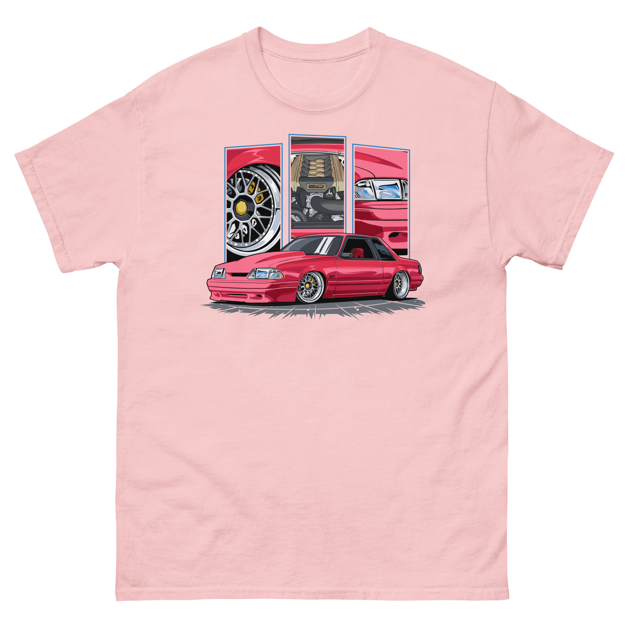 Red Foxbody Cobra Unisex Classic Tee - Image 19