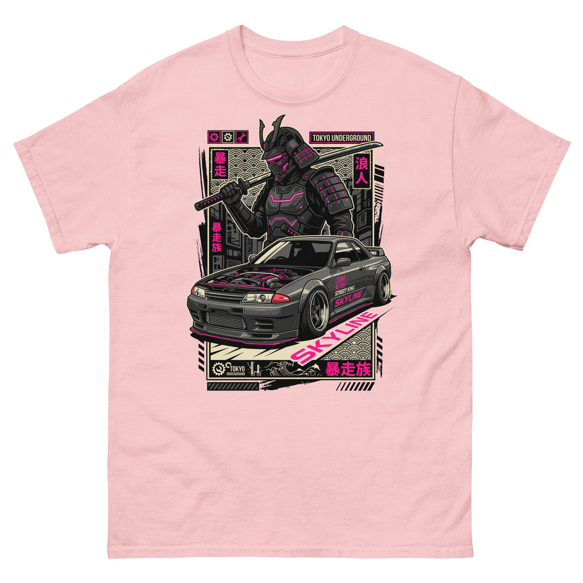 Samurai Skyline R32 Unisex Classic Tee - Image 19