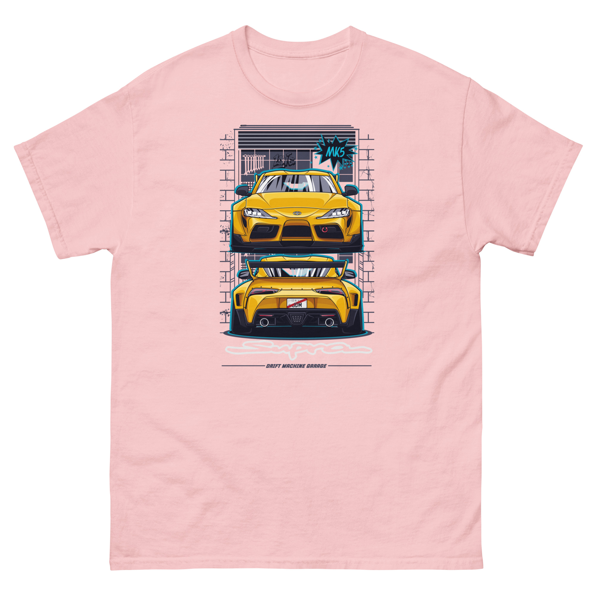 JDM Yellow Supra MK5 Unisex Classic Tee - Image 19