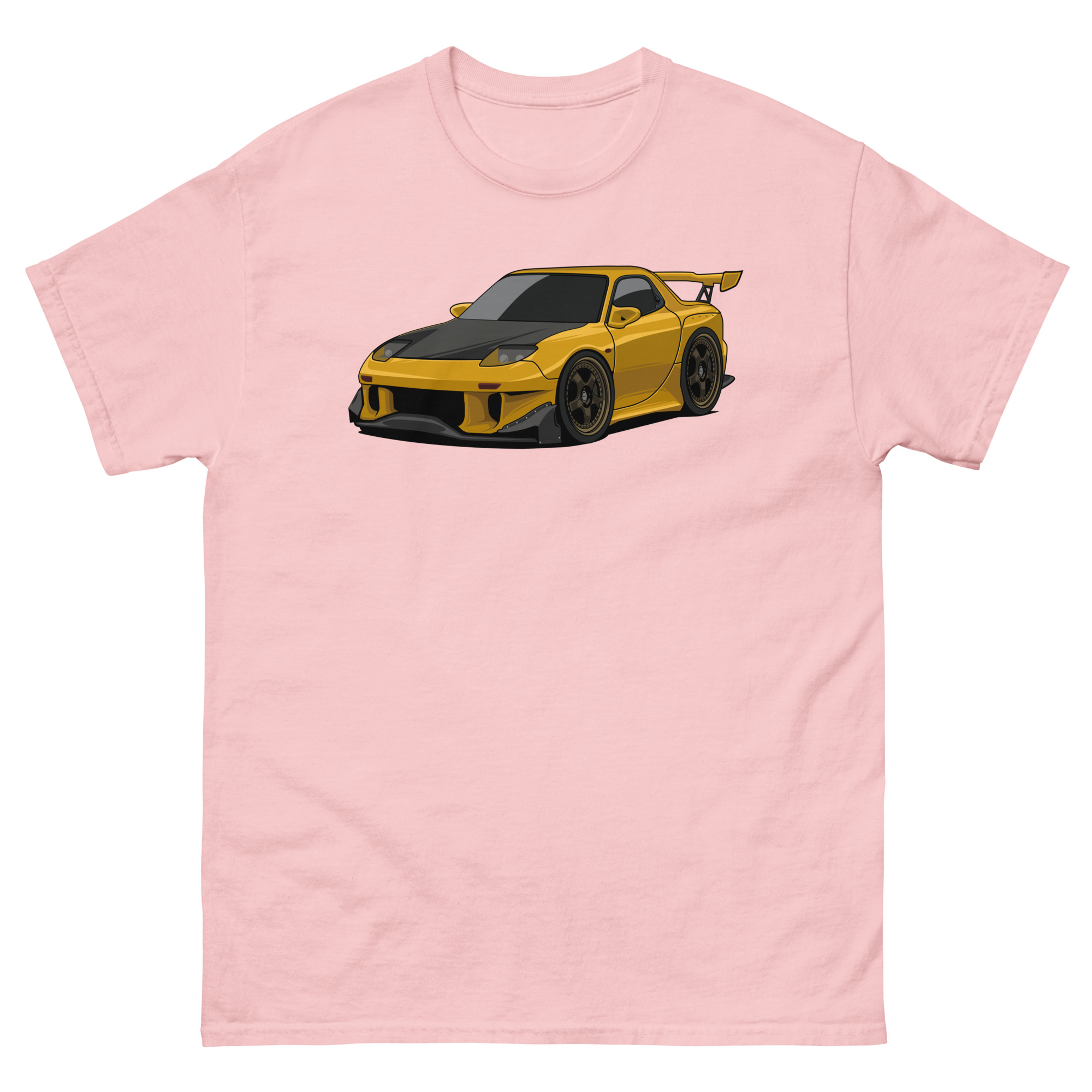 Yellow RX-7 Unisex Classic Tee - Image 37