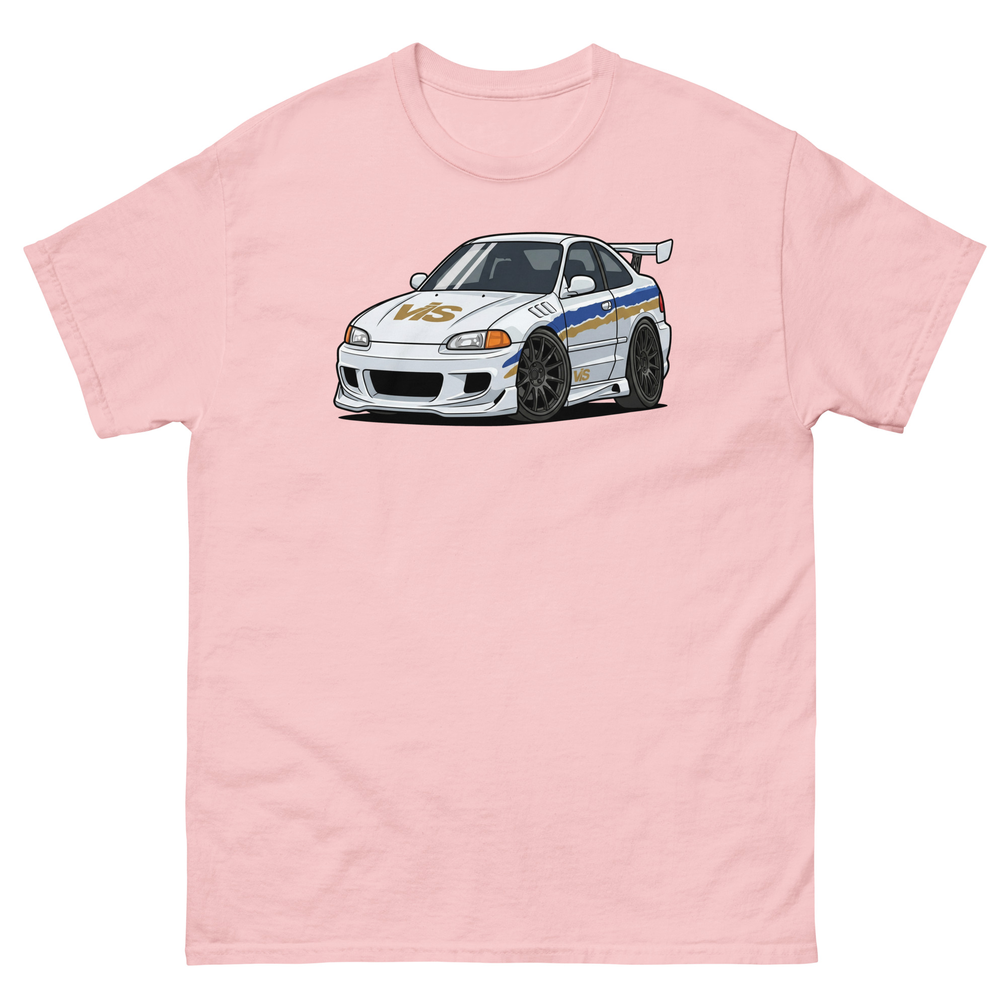 1993 Civic Coupe Chibi Style Unisex Classic Tee - Image 37