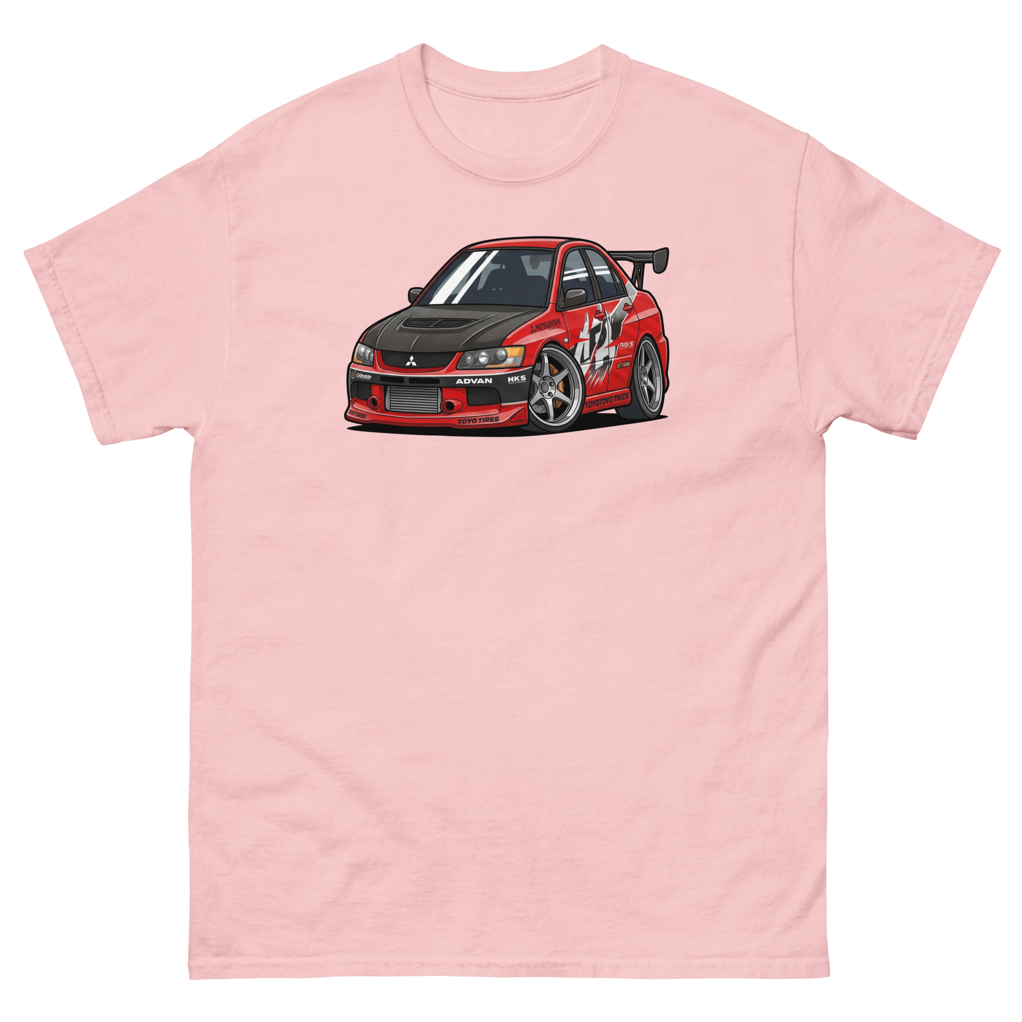 2006 Evo IX Chibi Style Unisex Classic Tee - Image 19