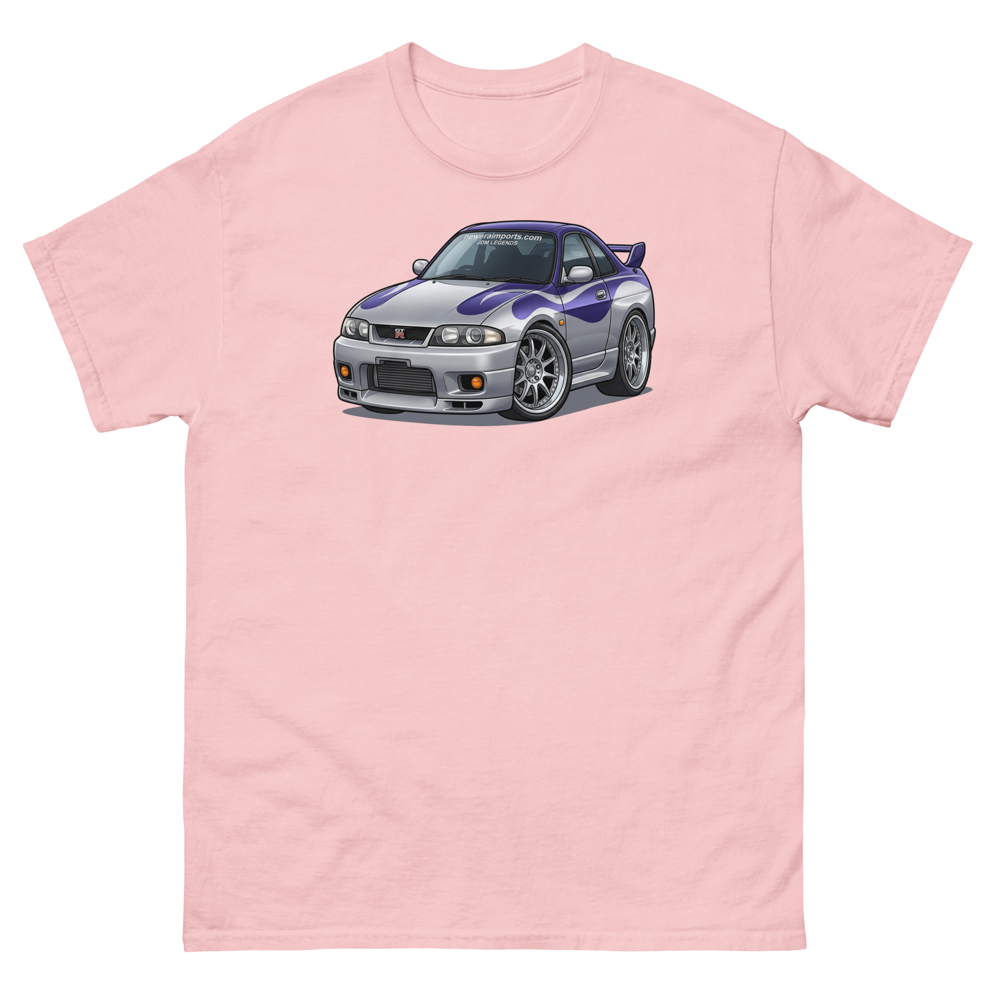 1996 Skyline GT-R R33 Chibi Style Unisex Classic Tee - Image 19