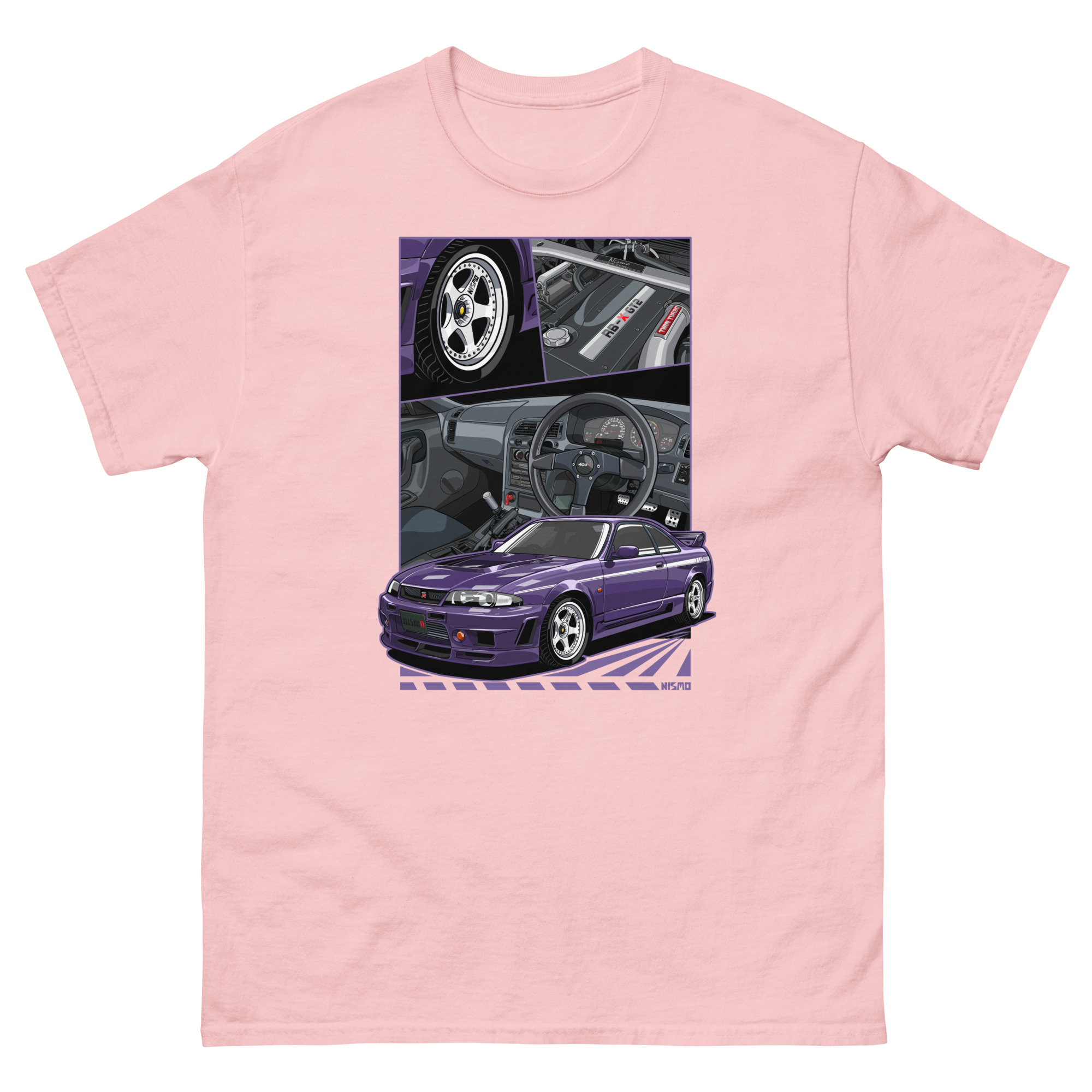 Purple Skyline R34 Unisex Classic Tee - Image 19