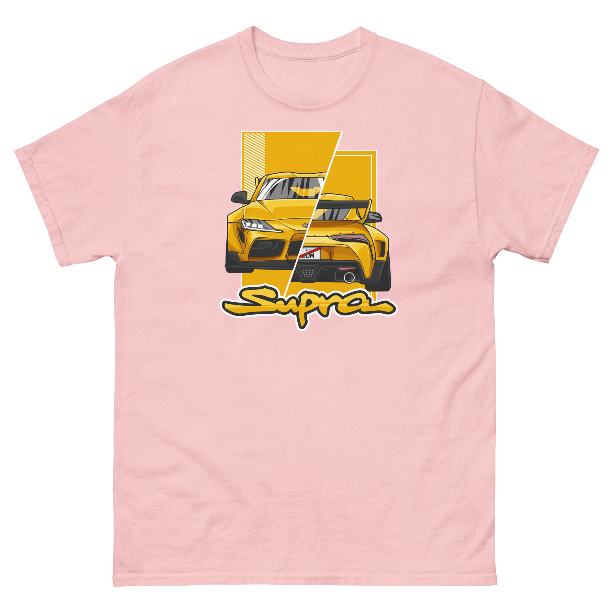 JDM Supra MK5 Yellow Unisex Classic Tee - Image 19
