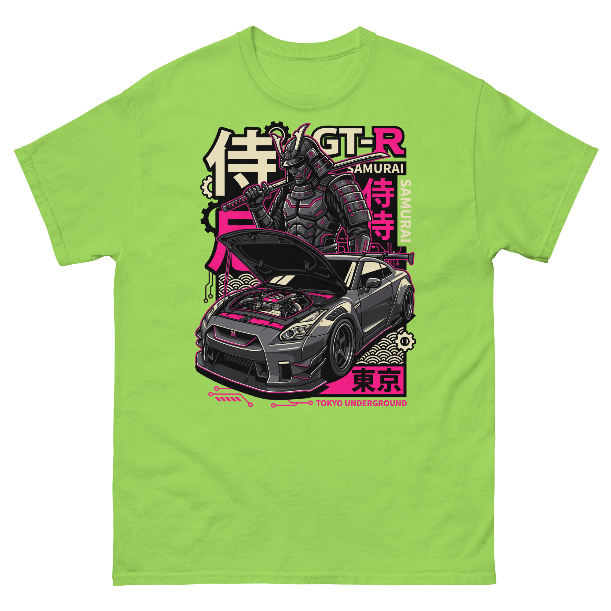 Samurai GT-R R35 Unisex Classic Tee - Image 16