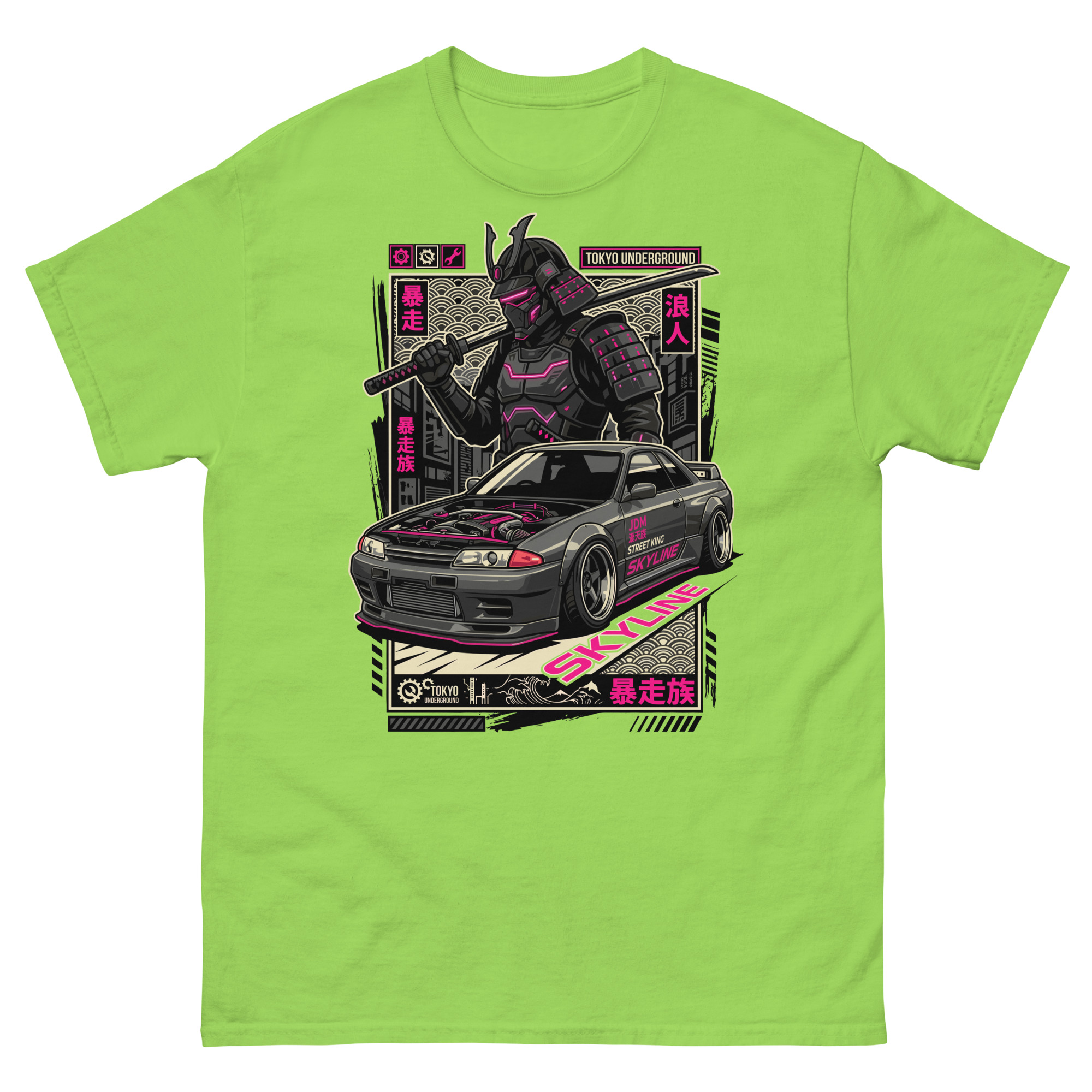 Samurai Skyline R32 Unisex Classic Tee - Image 16