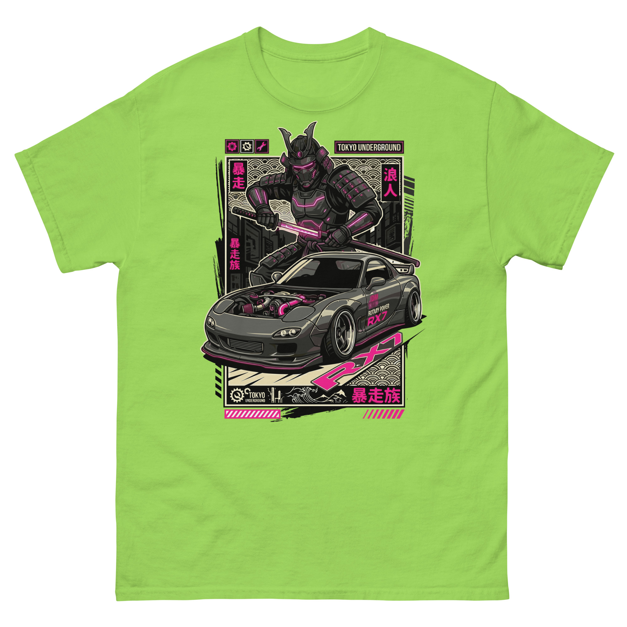 Samurai RX-7 Unisex Classic Tee - Image 16