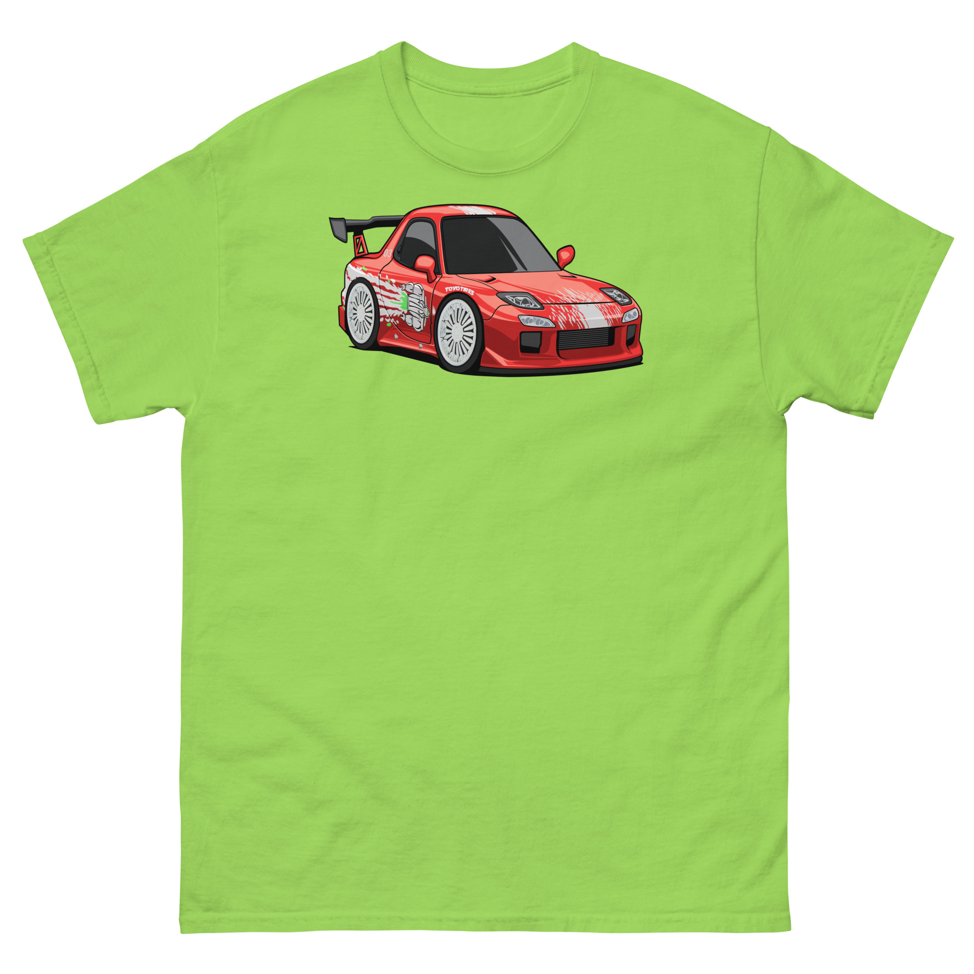 RX-7 Chibi Style Unisex Classic Tee - Image 16