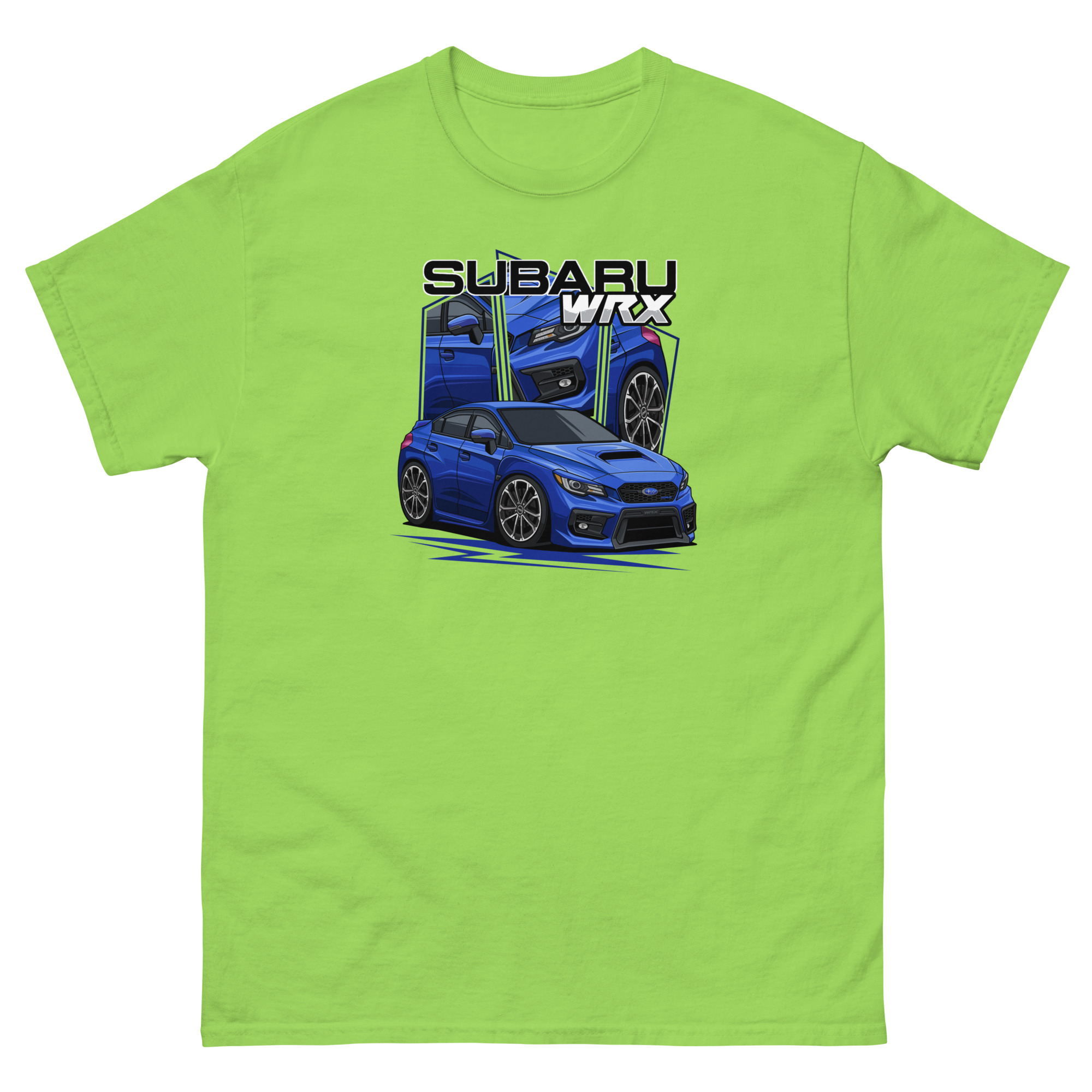 JDM Blue WRX Unisex Classic Tee - Image 16