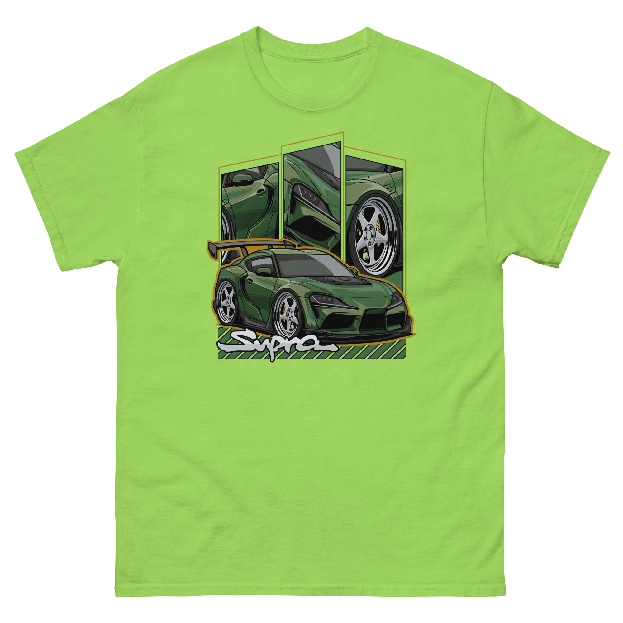 JDM Green Supra MK5 Unisex Classic Tee - Image 16