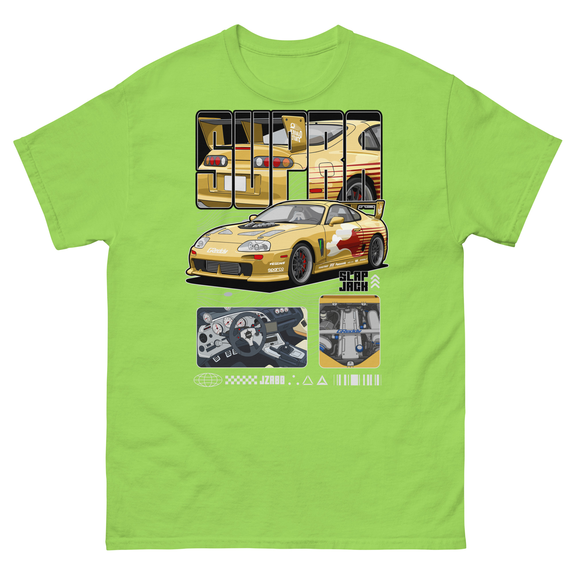 Slap Jack's Supra MK4 Unisex Classic Tee - Image 16