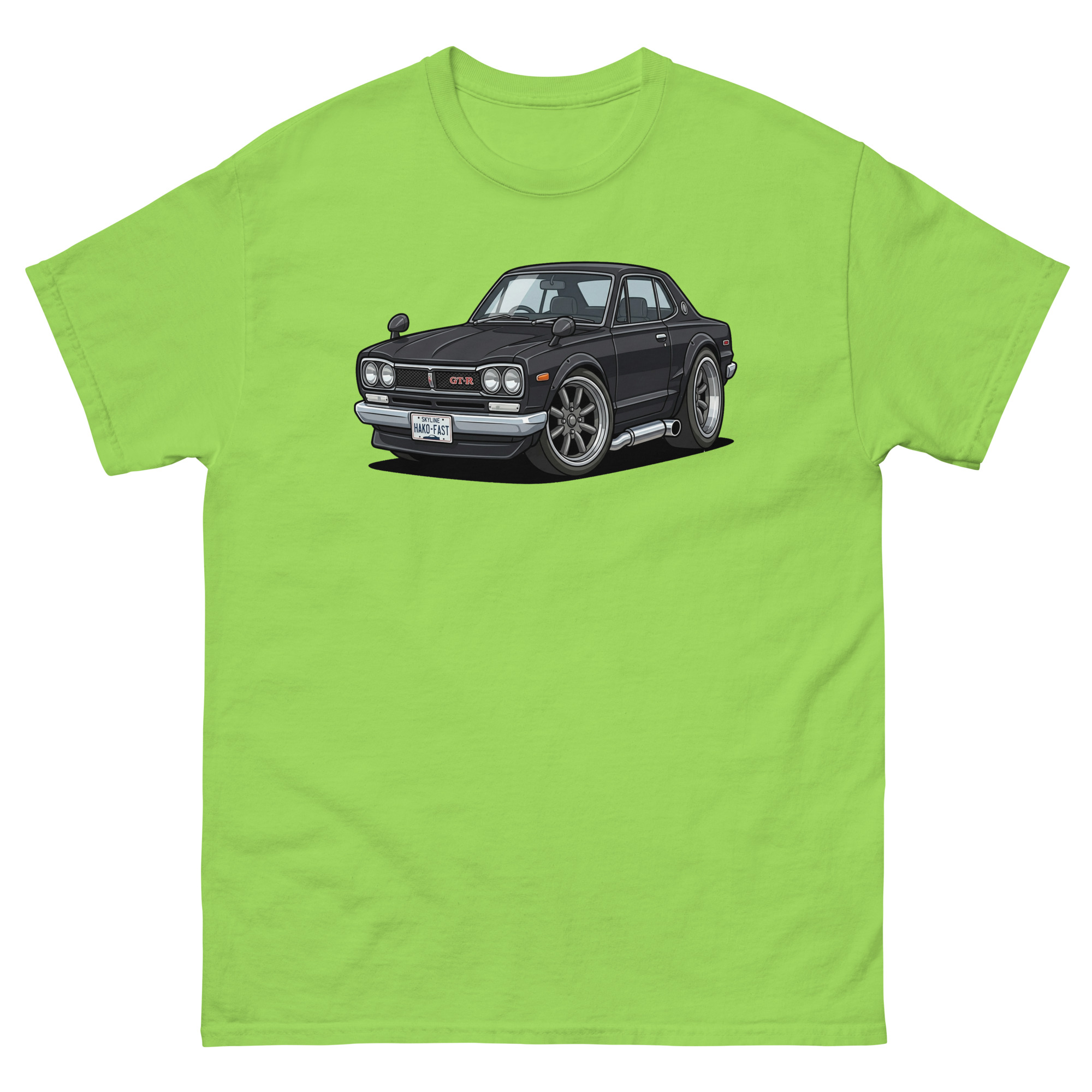 1971 Skyline GT-R Chibi Style Unisex Classic Tee - Image 16