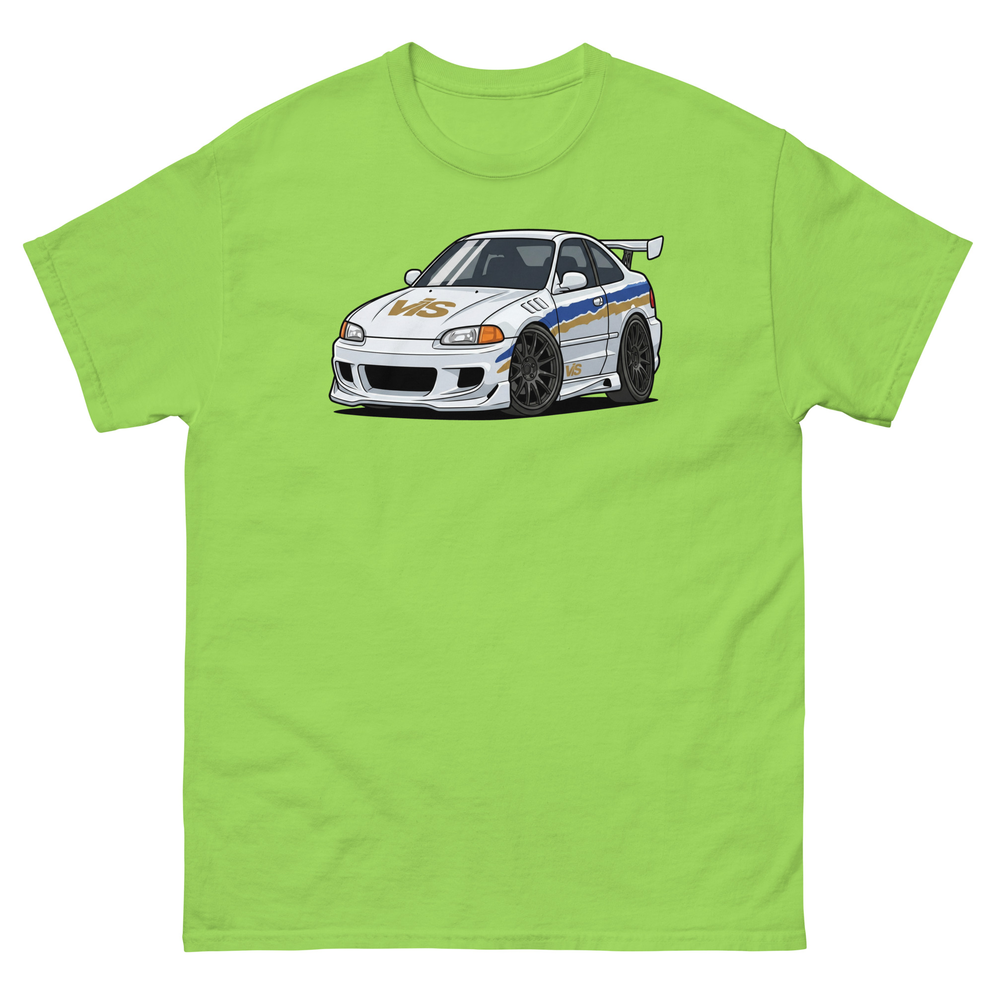 1993 Civic Coupe Chibi Style Unisex Classic Tee - Image 31