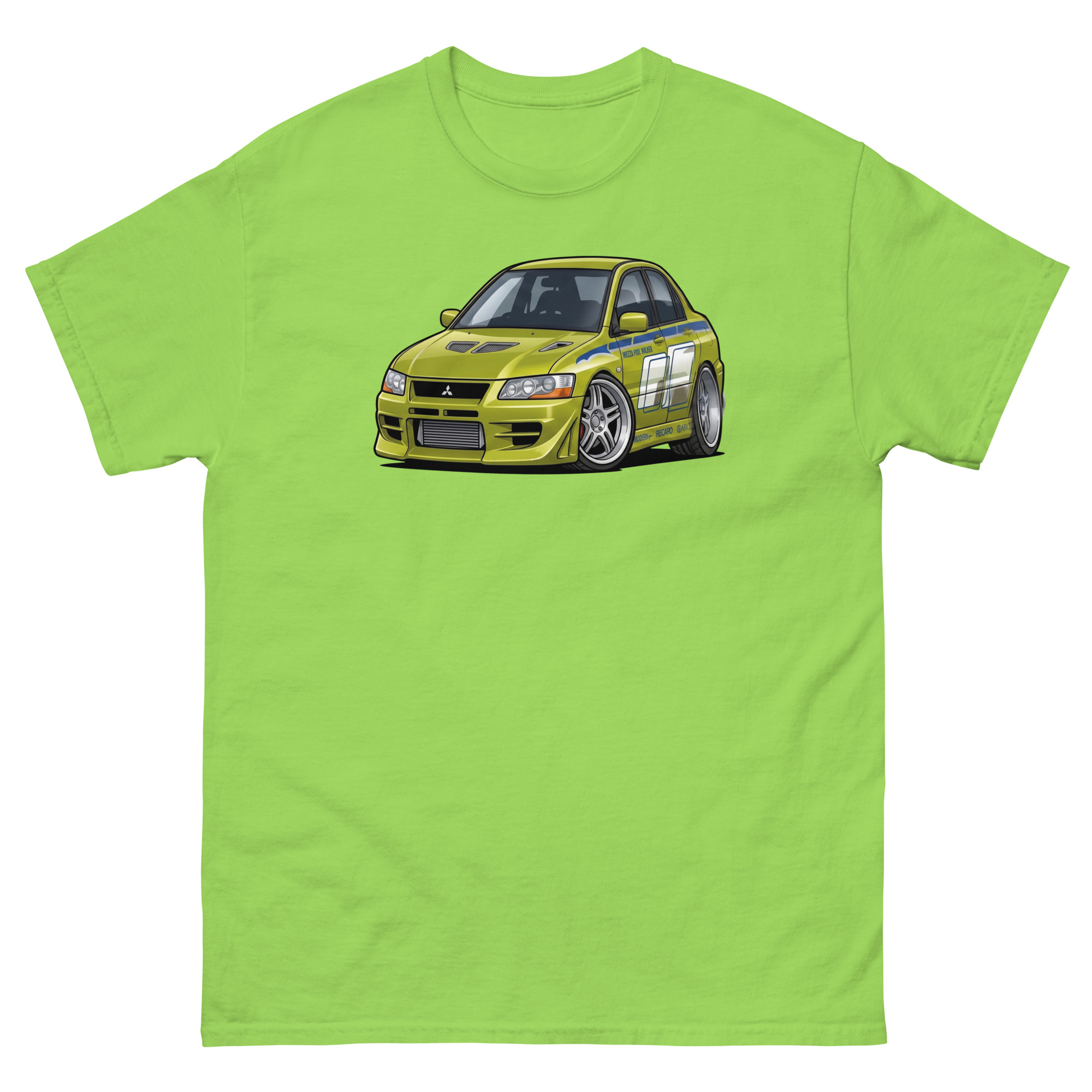 Brian's 2002 Evo VII Chibi Style Unisex Classic Tee - Image 31