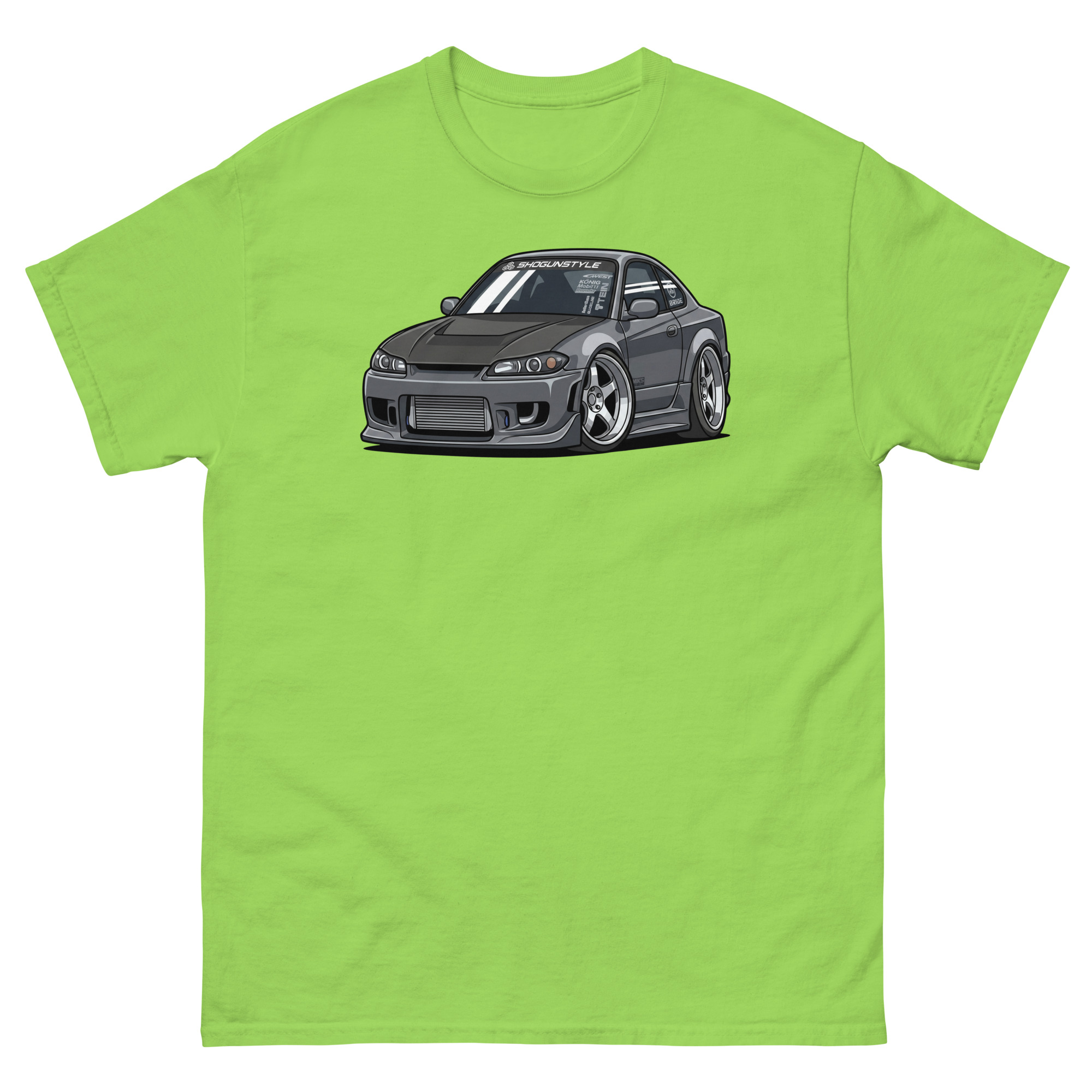 2000 Silvia S15 Chibi Style Unisex Classic Tee - Image 16