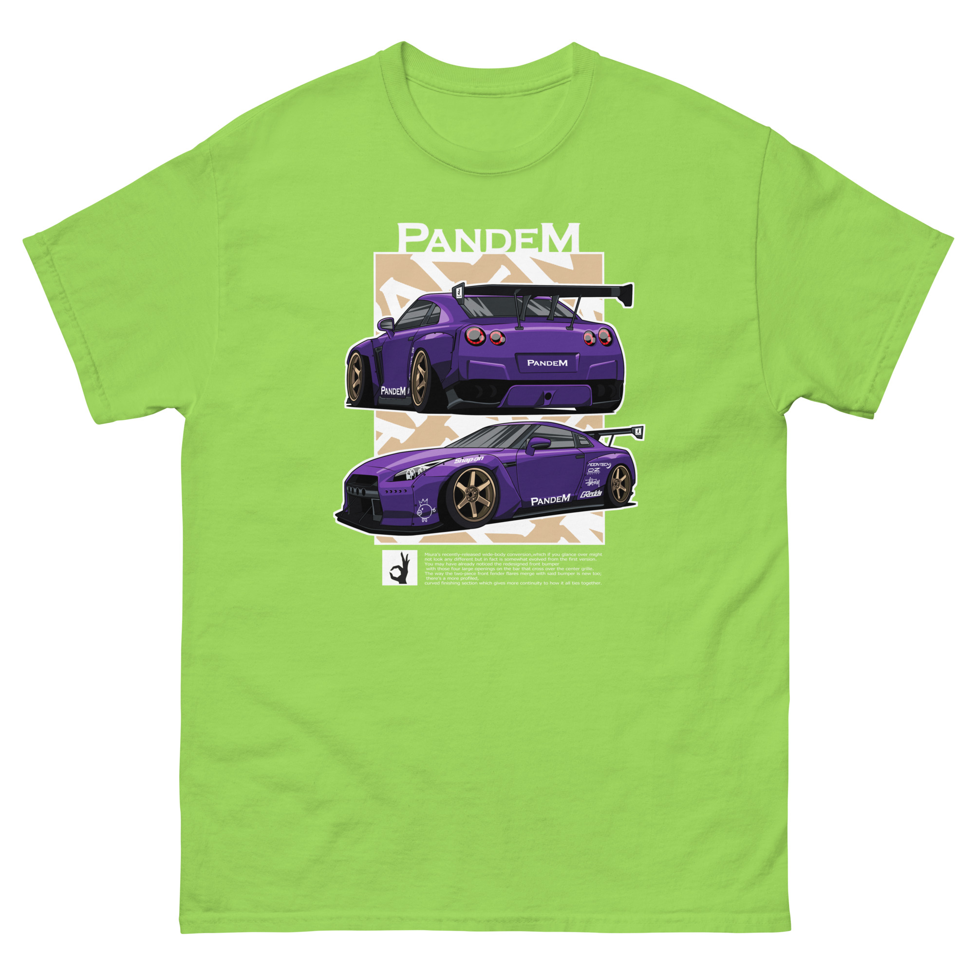Pandem R35 JDM Unisex Classic Tee - Image 16
