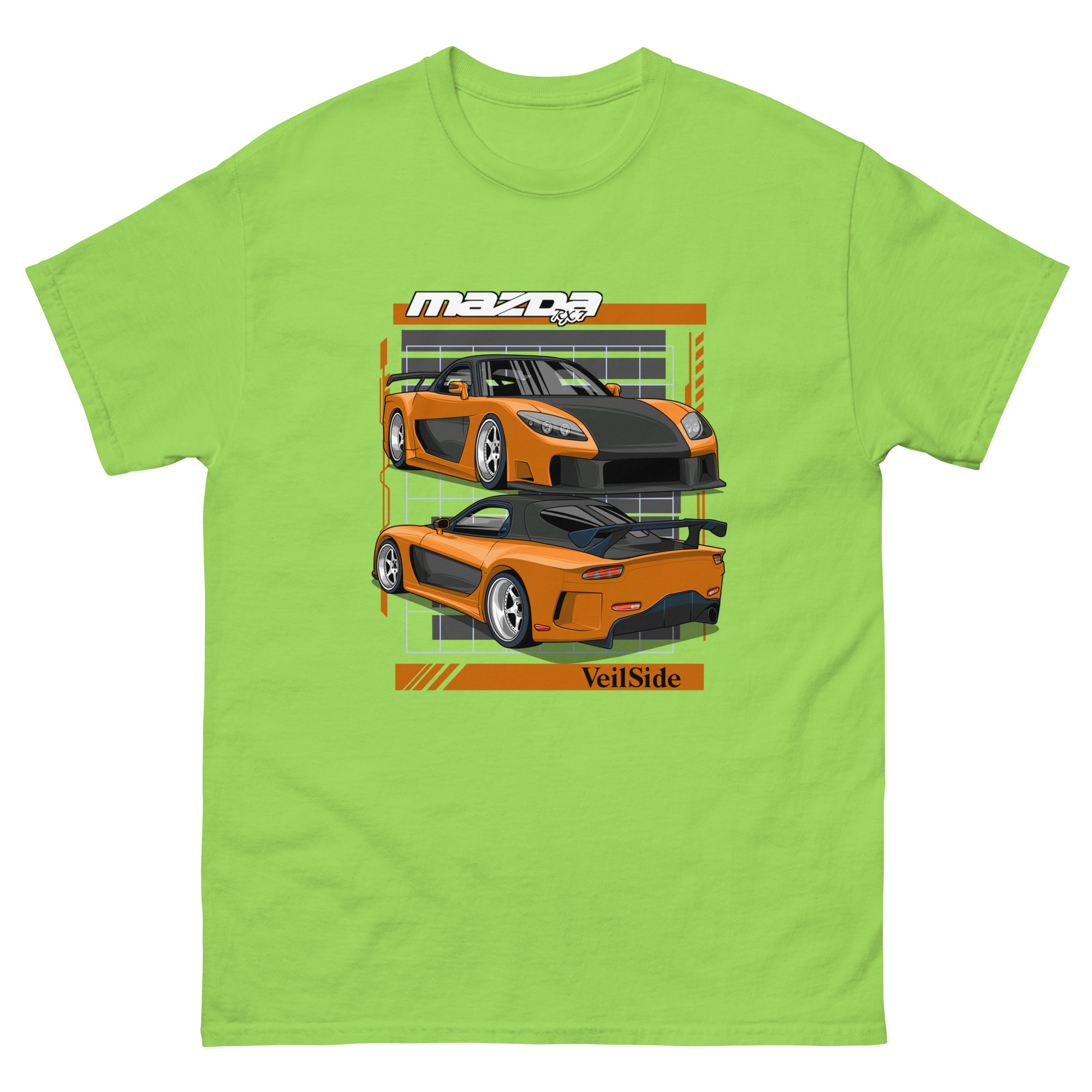 JDM VeilSide RX-7 Unisex Classic Tee - Image 16