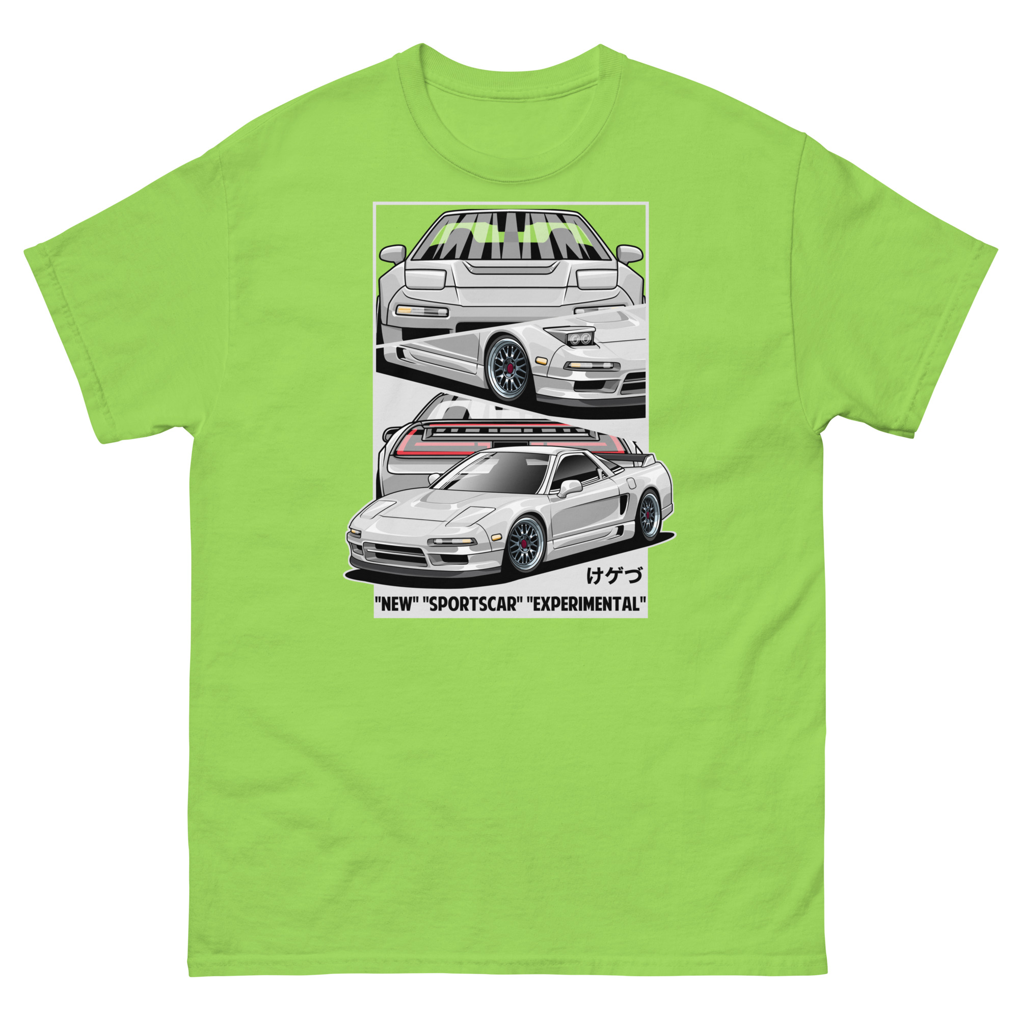 White JDM NSX Unisex Classic Tee - Image 16