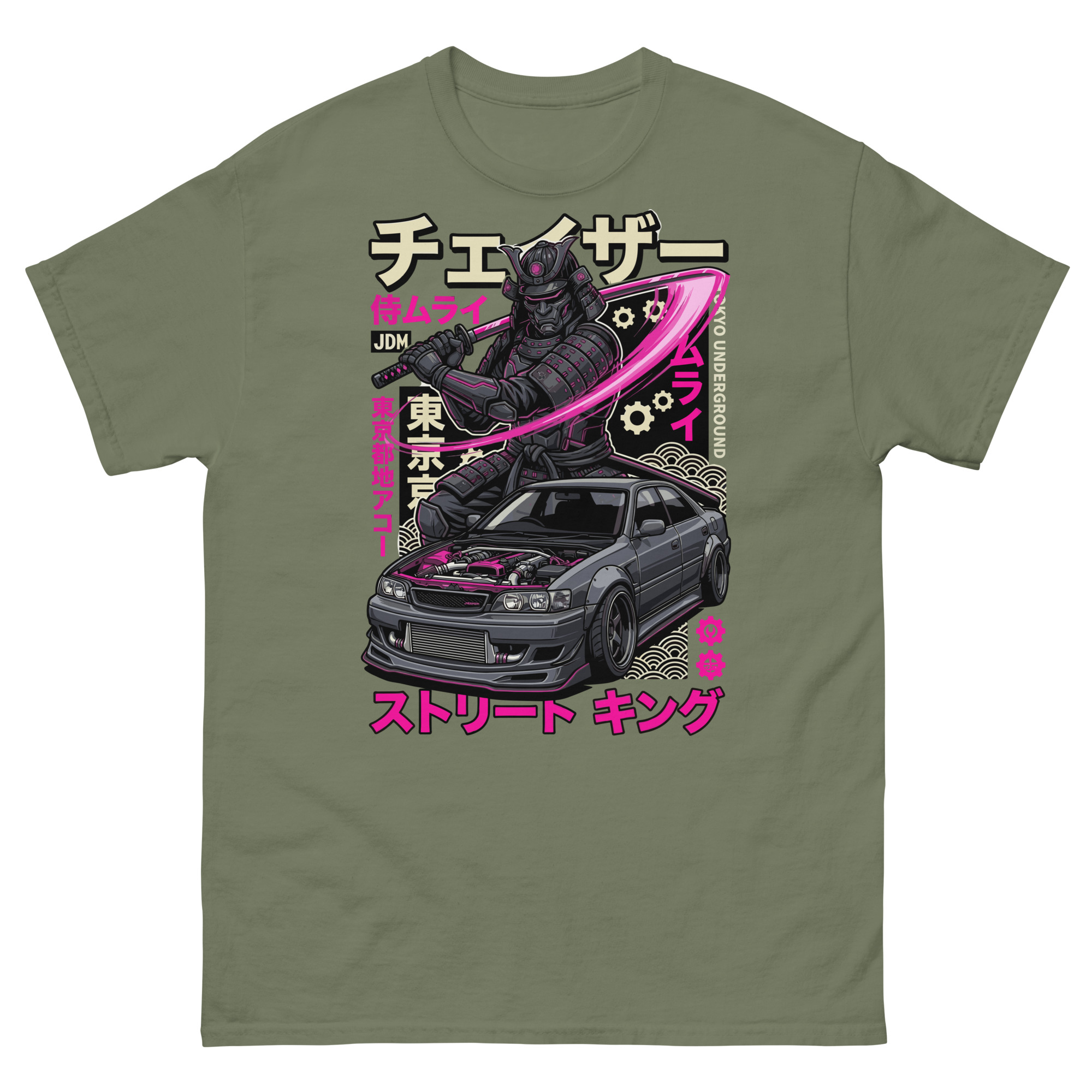 Samurai Chaser JZX100 Unisex Classic Tee - Image 8