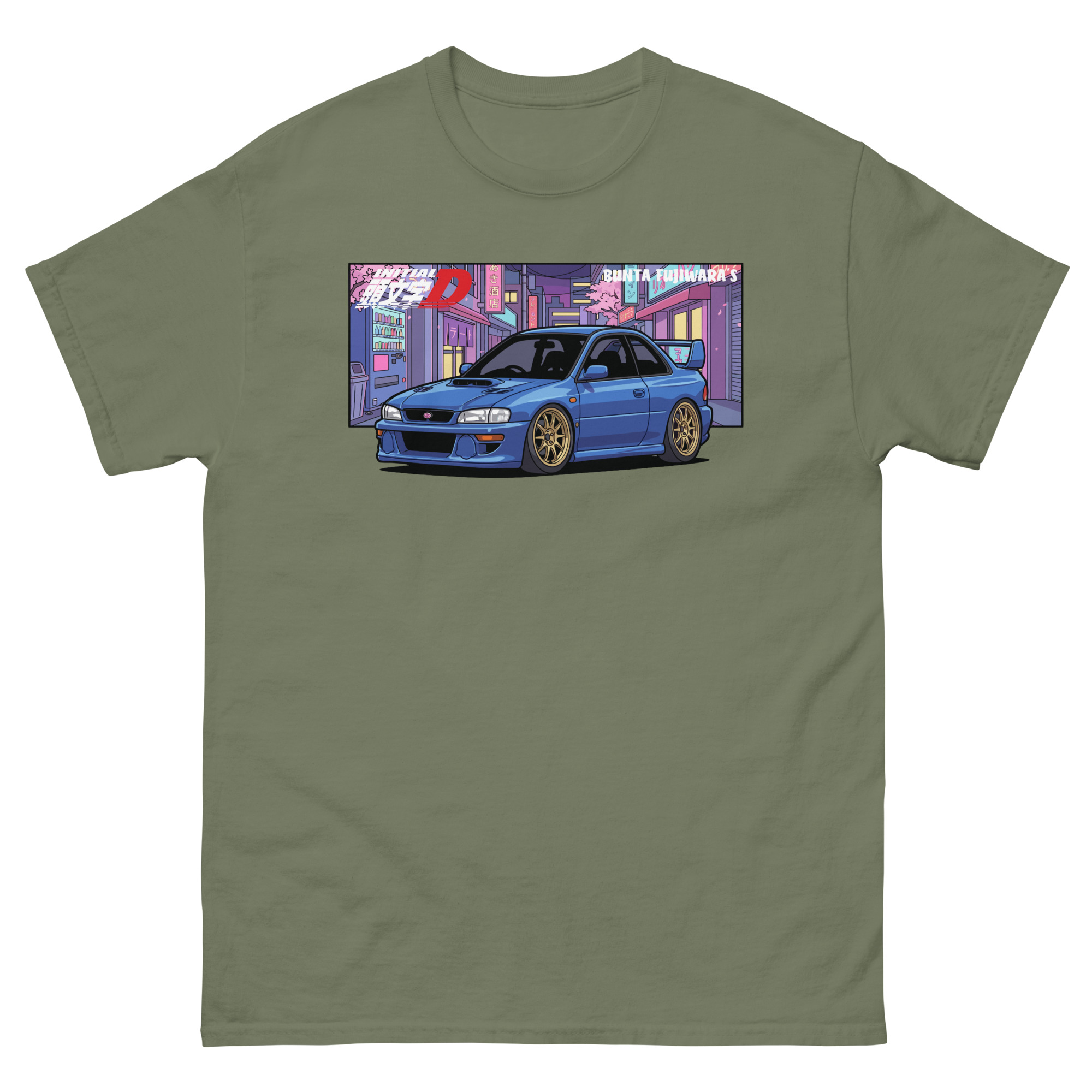 ID Impreza WRX STi Coupe Type R Version V (GC8U) nisex classic tee - Image 15