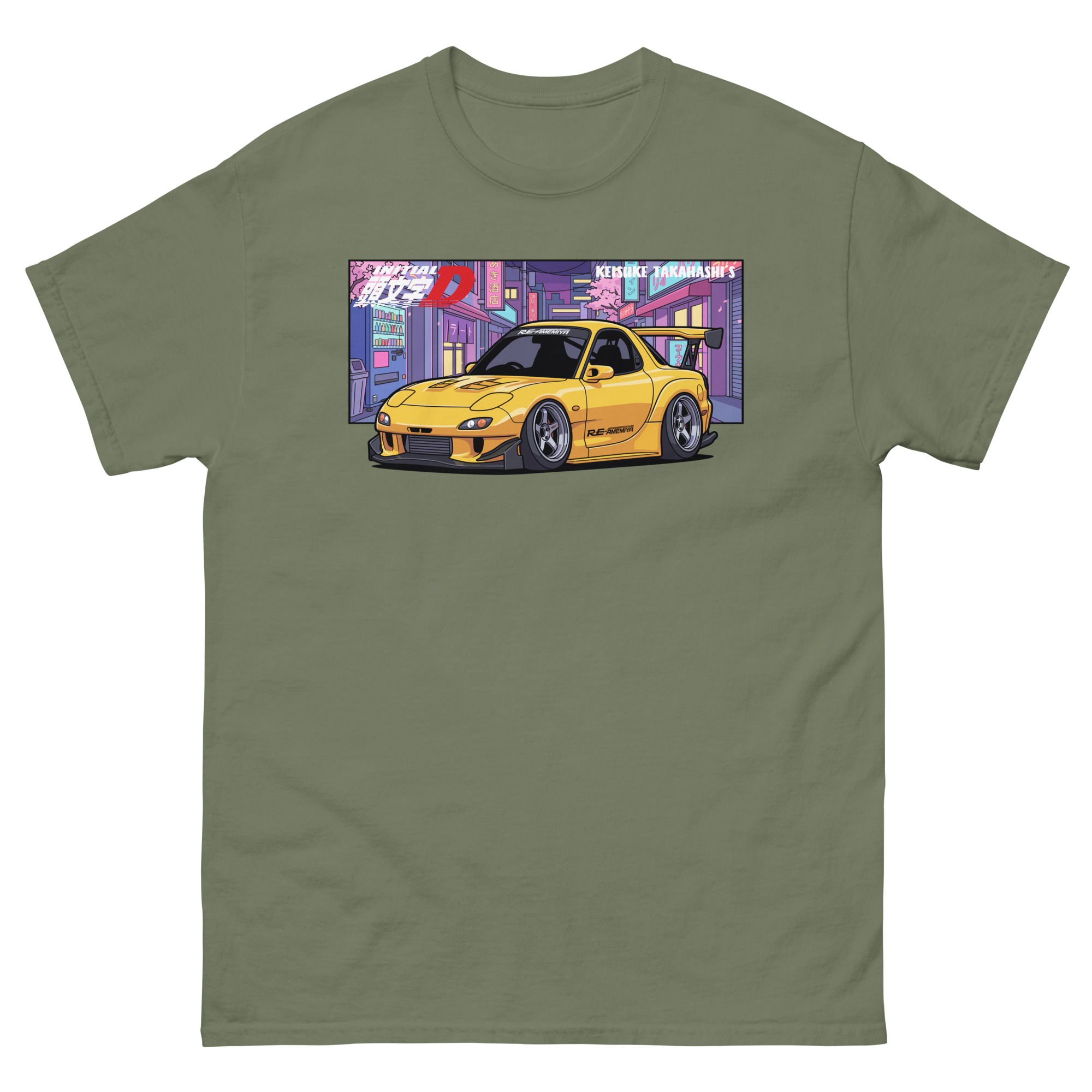 ID RX-7 Type R (FD3SU) Unisex Classic Tee - Image 15