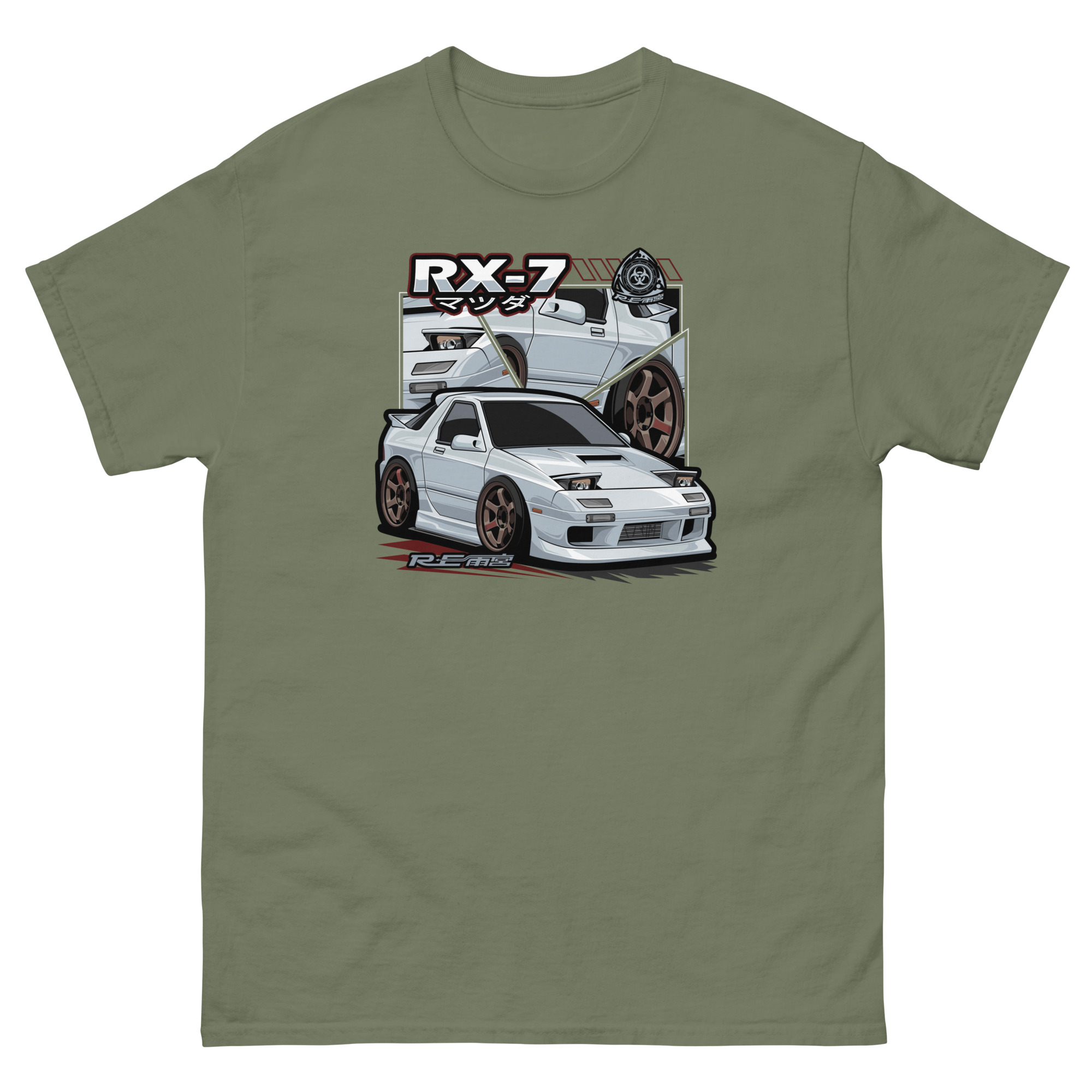 JDM RX-7 Unisex Classic Tee - Image 8