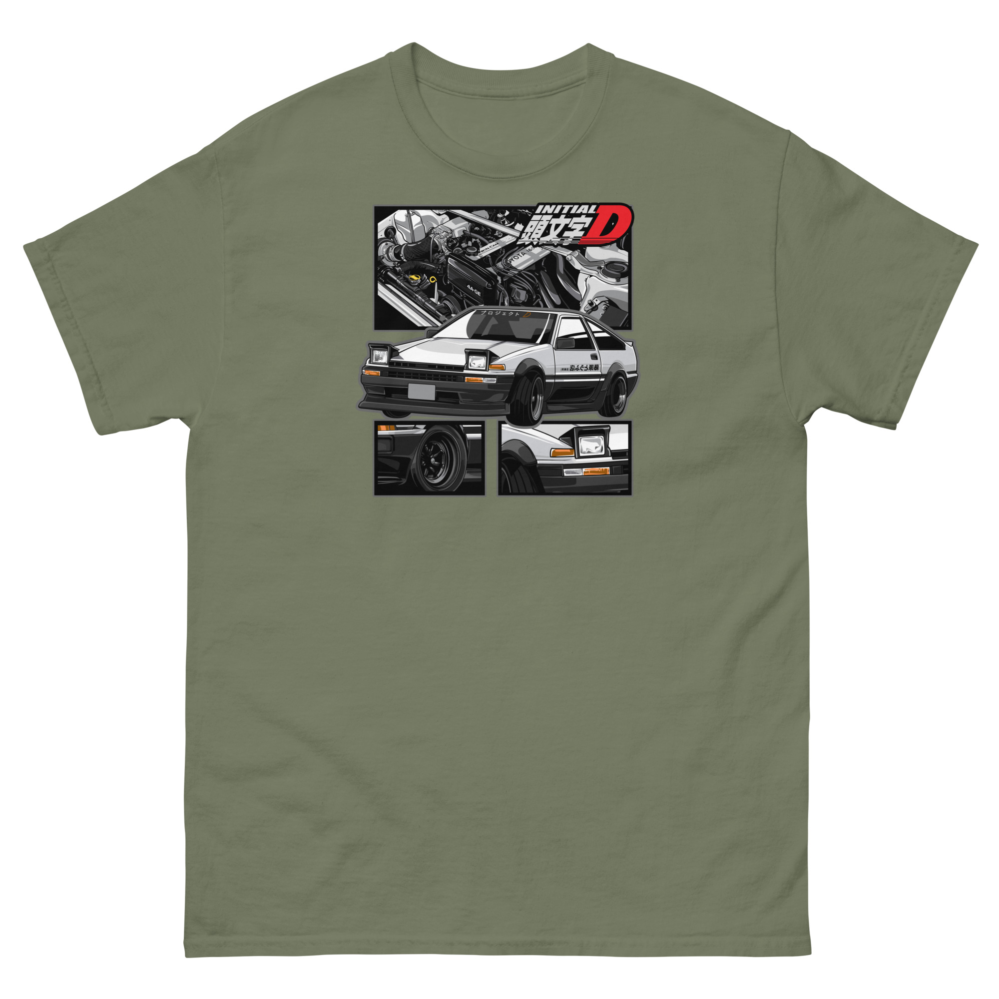ID Trueno AE86 Unisex Classic Tee - Image 8