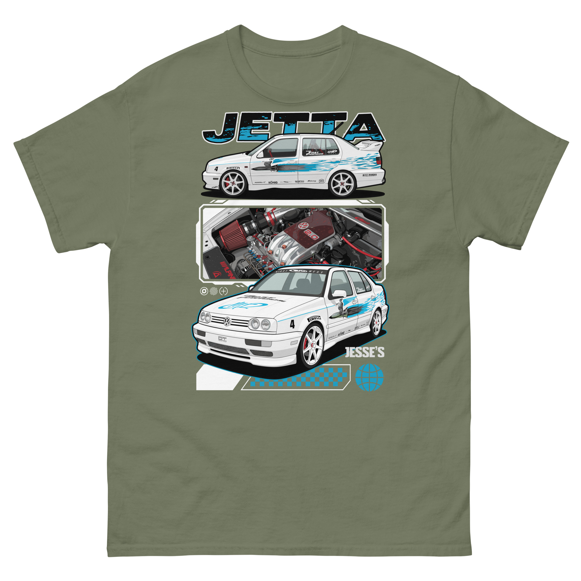 Jesse's Jetta Unisex Classic Tee - Image 8
