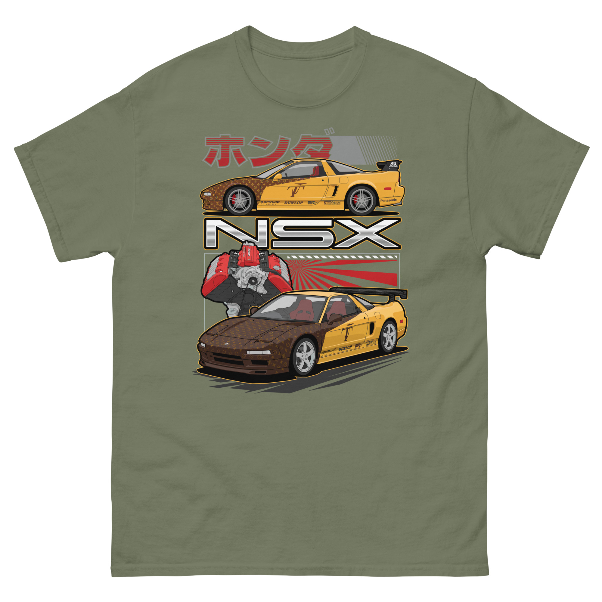 JDM NSX Unisex Classic Tee - Image 8