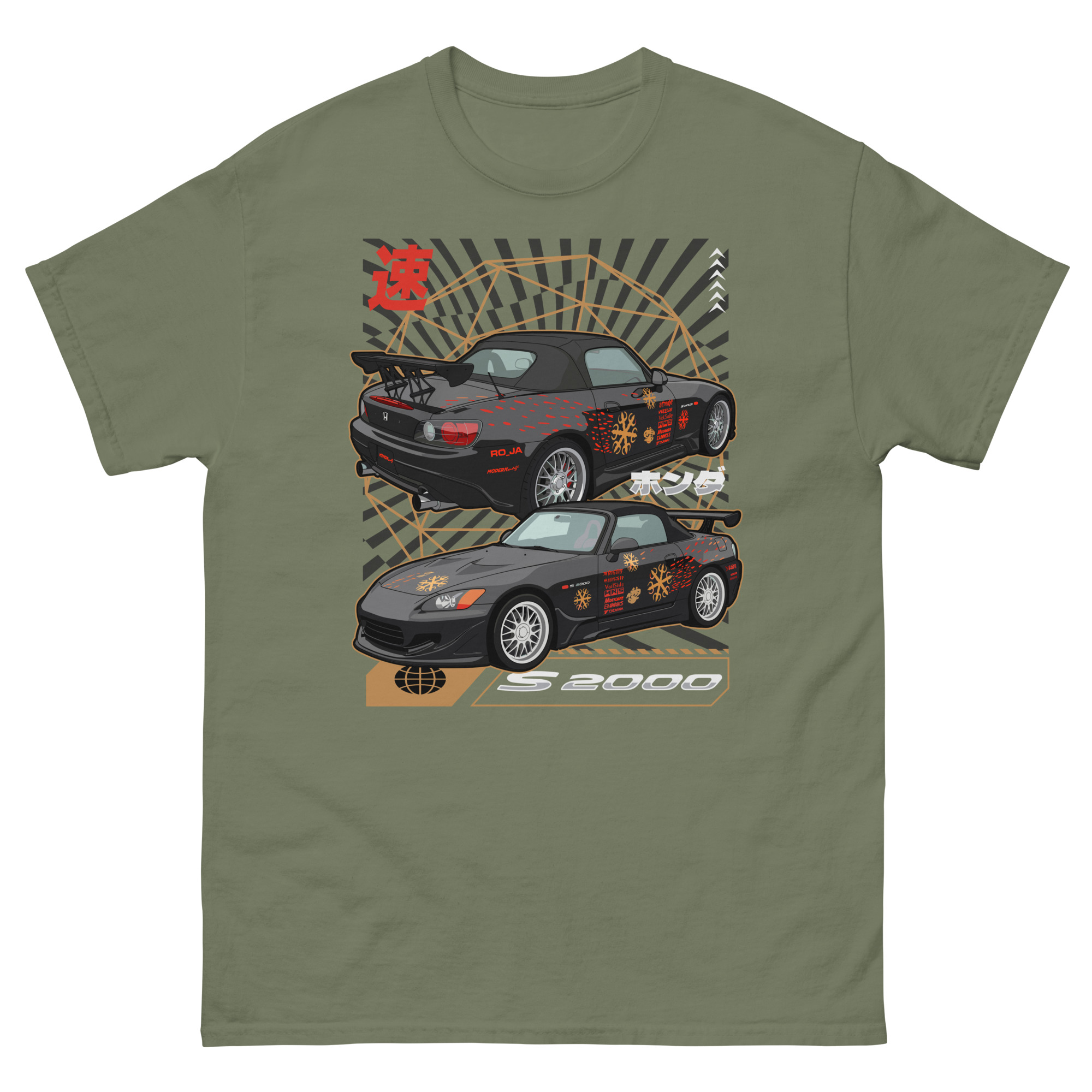 JDM S2000 Unisex Classic Tee - Image 8