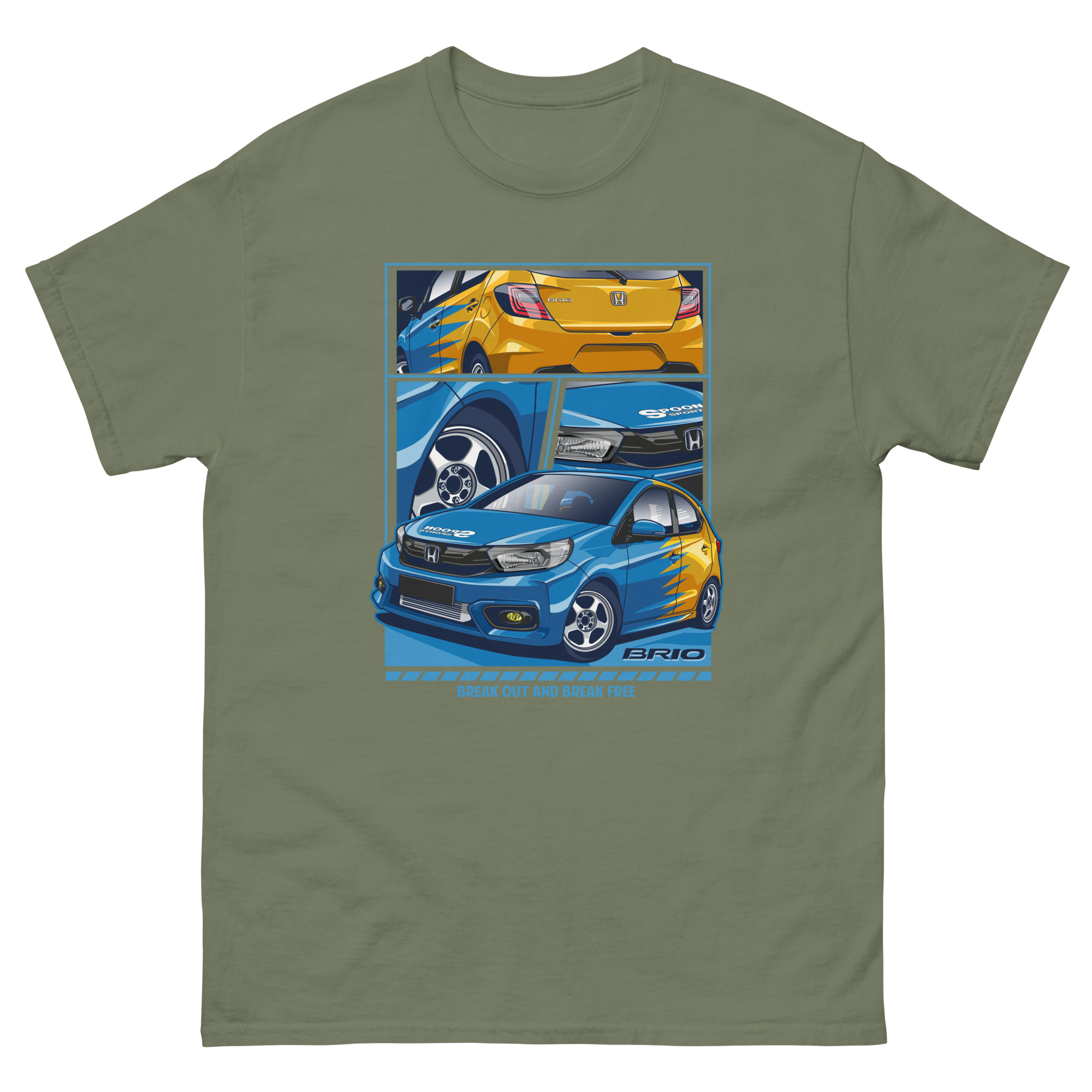 JDM Brio Unisex Classic Tee - Image 8