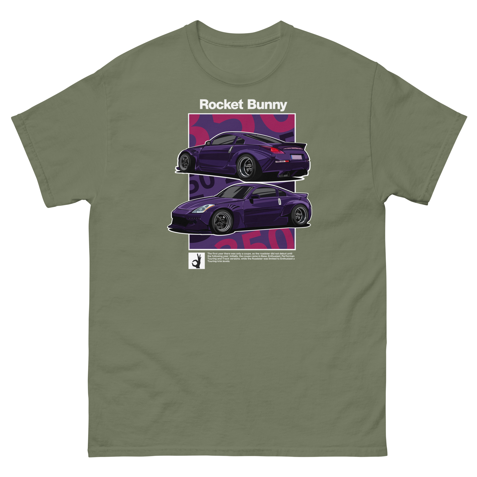 RB Purple 350z Unisex Classic Tee - Image 8