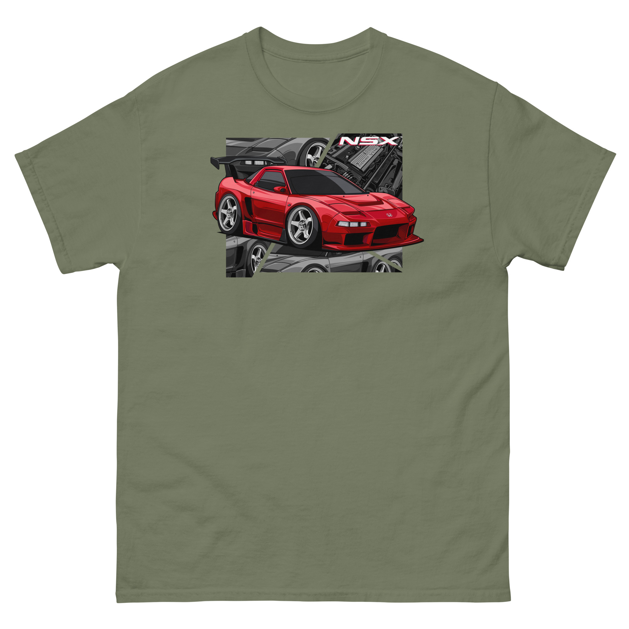 Sexy Red NSX Unisex Classic Tee - Image 8