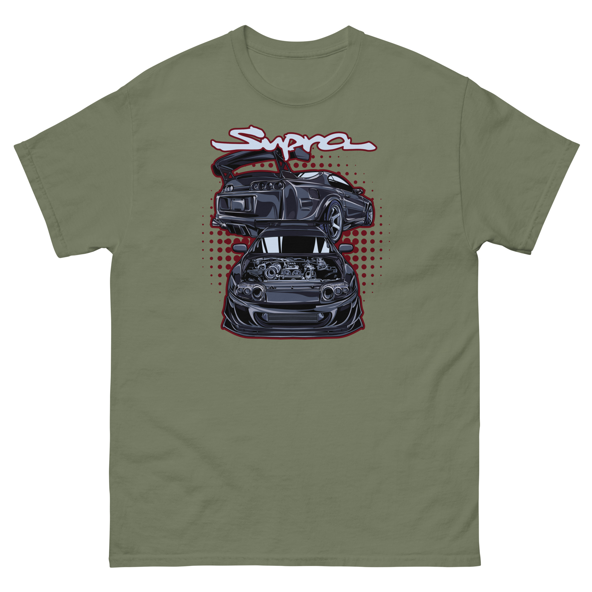 JDM Black Supra MK4 Unisex Classic Tee - Image 8