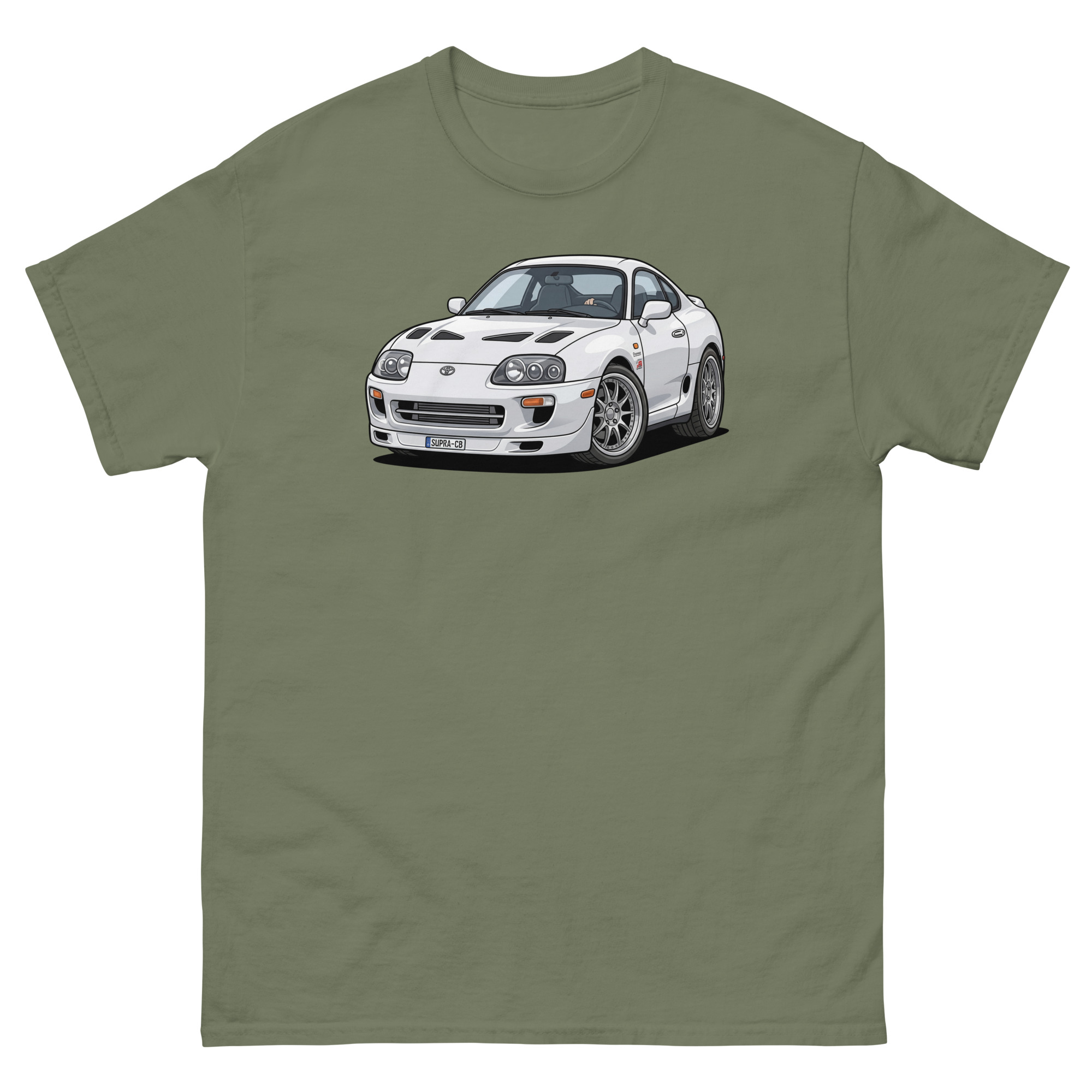 1995 Supra MK4 Chibi Style Unisex Classic Tee - Image 8