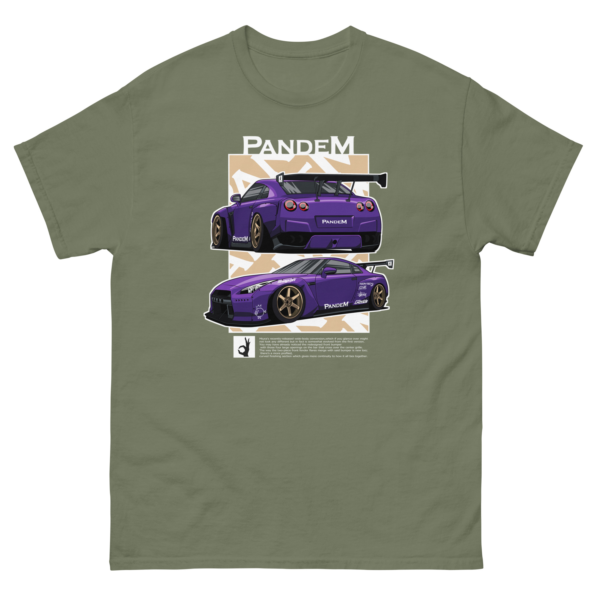 Pandem R35 JDM Unisex Classic Tee - Image 8