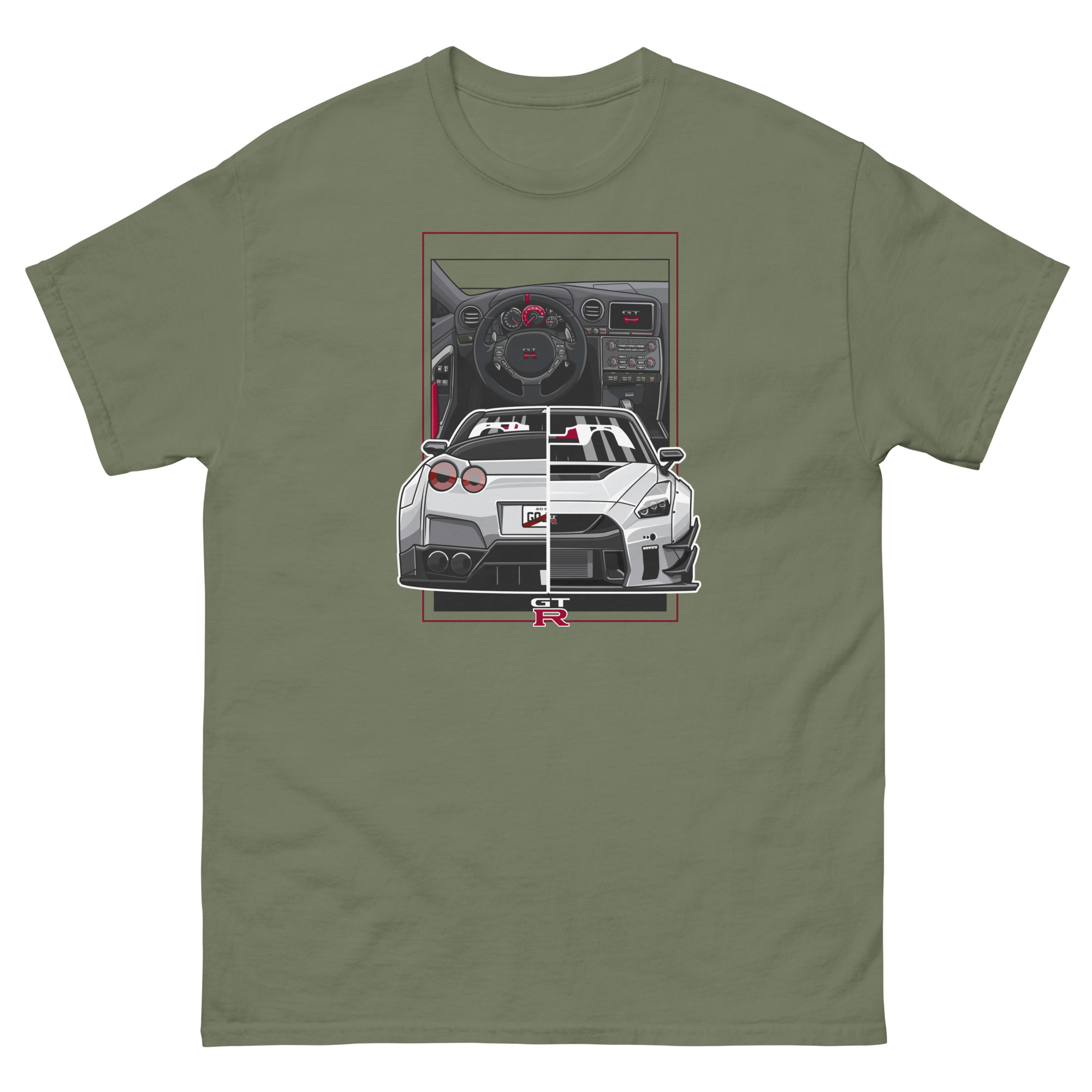 JDM GT-R R35 Unisex Classic Tee - Image 8