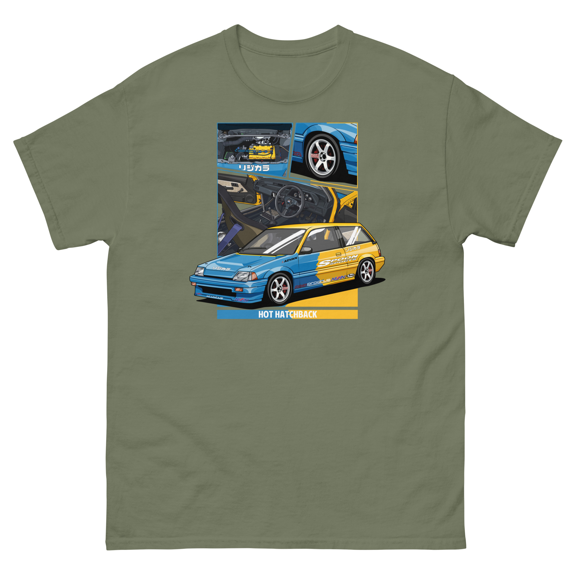 JDM Hot Hatch Unisex Classic Tee - Image 8